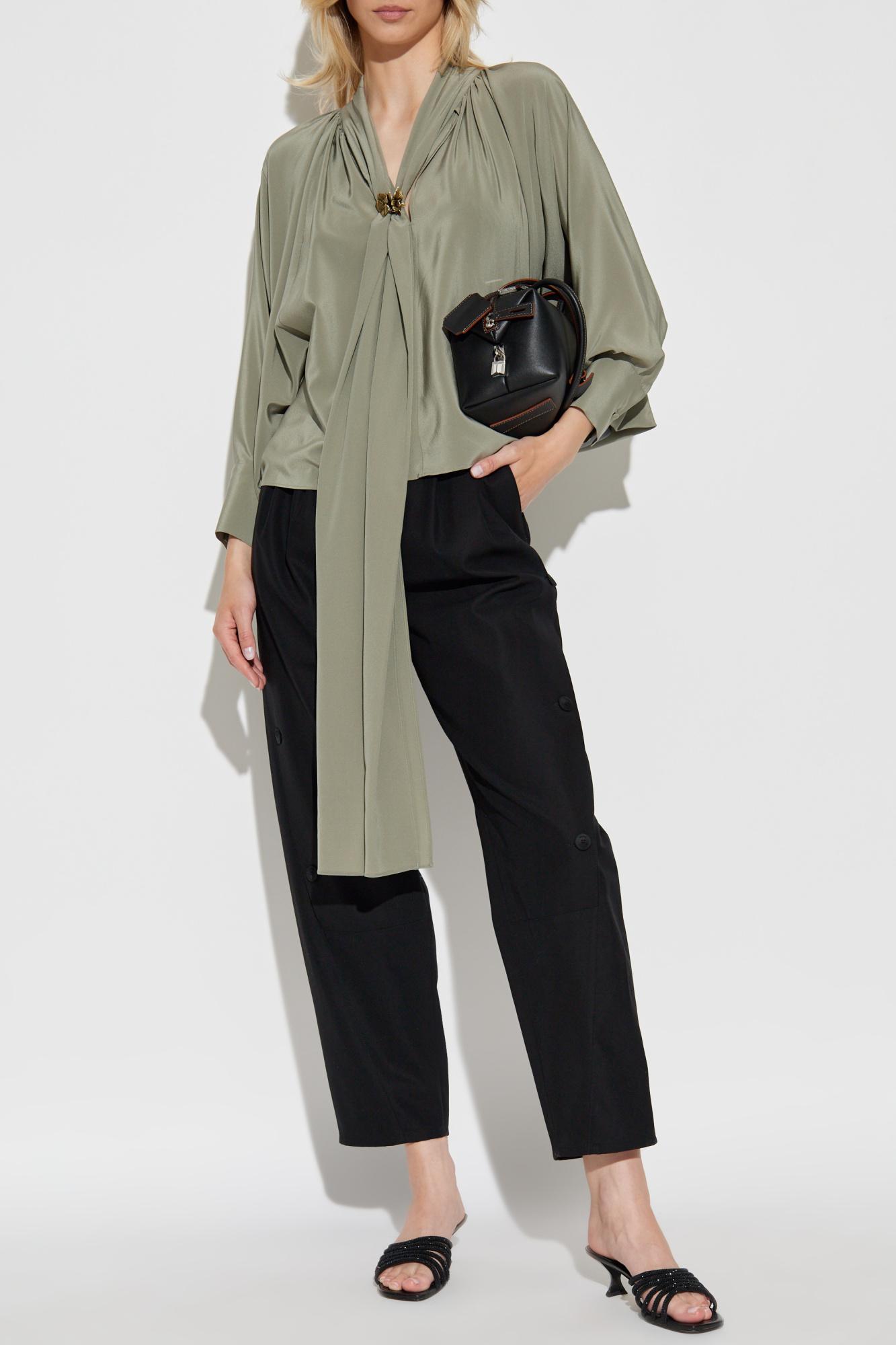 パンツ MAX MARA BLACK COTTON DUOMO PANT Max Mara Trousers 'Duomo' in Black | Lyst