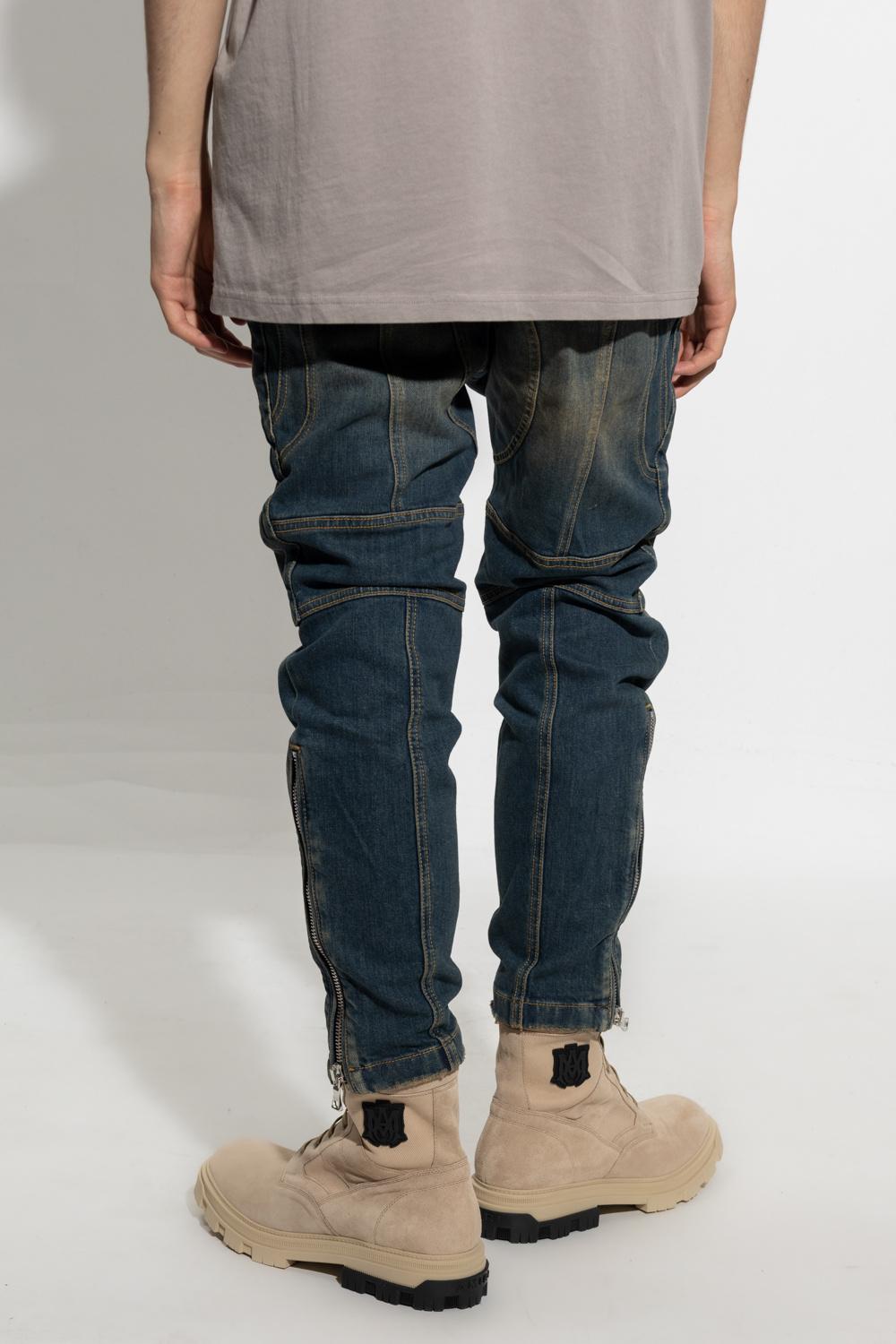 Balmain Jeans With Pockets in Blue for Men | Lyst