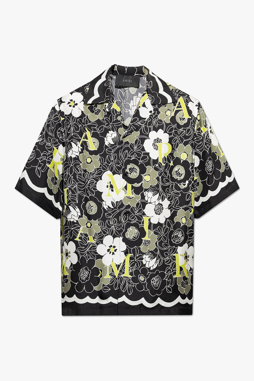 Save 47% Designed Taking Inspiration From A Rebellious Style To Create A Bold Garment in Black for Men Mens Shirts Amiri Shirts Amiri Logo Print Silk Shirt 
