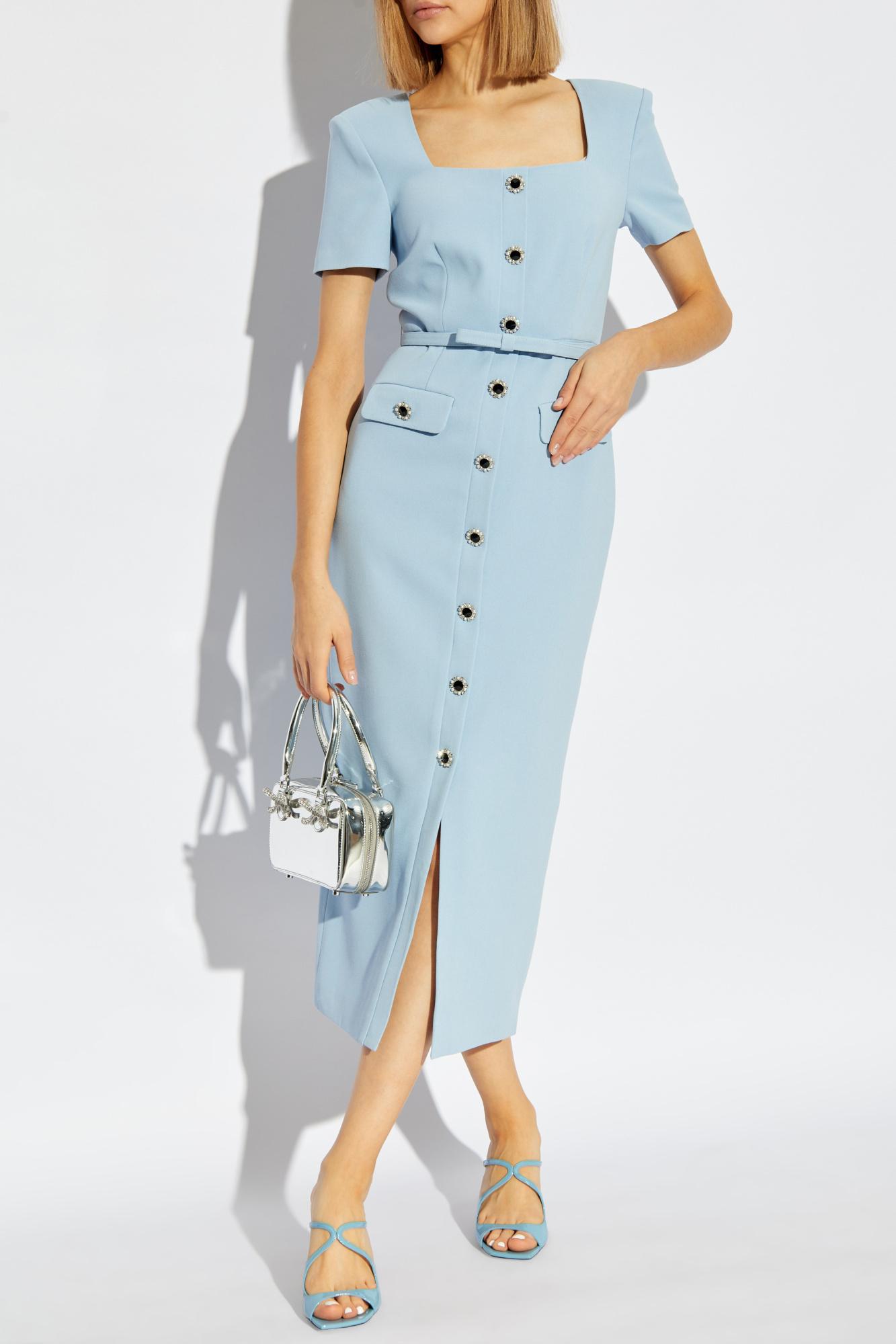 【送料&関税込】self-portrait Light Blue Polyester Dress Rent Self-Portrait Blue Dress | By Rotation UK