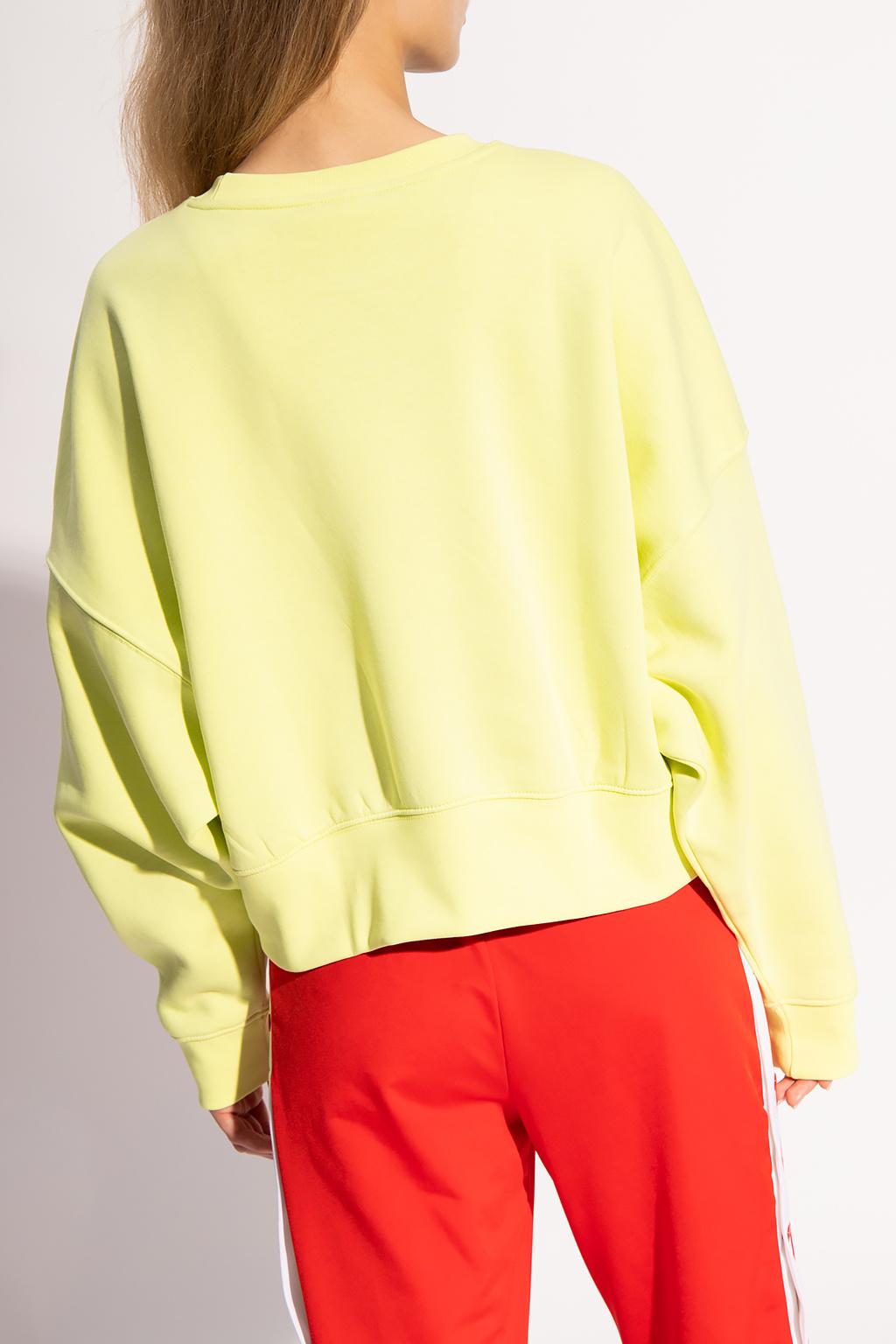 adidas Originals Sweatshirt With Logo in Yellow | Lyst