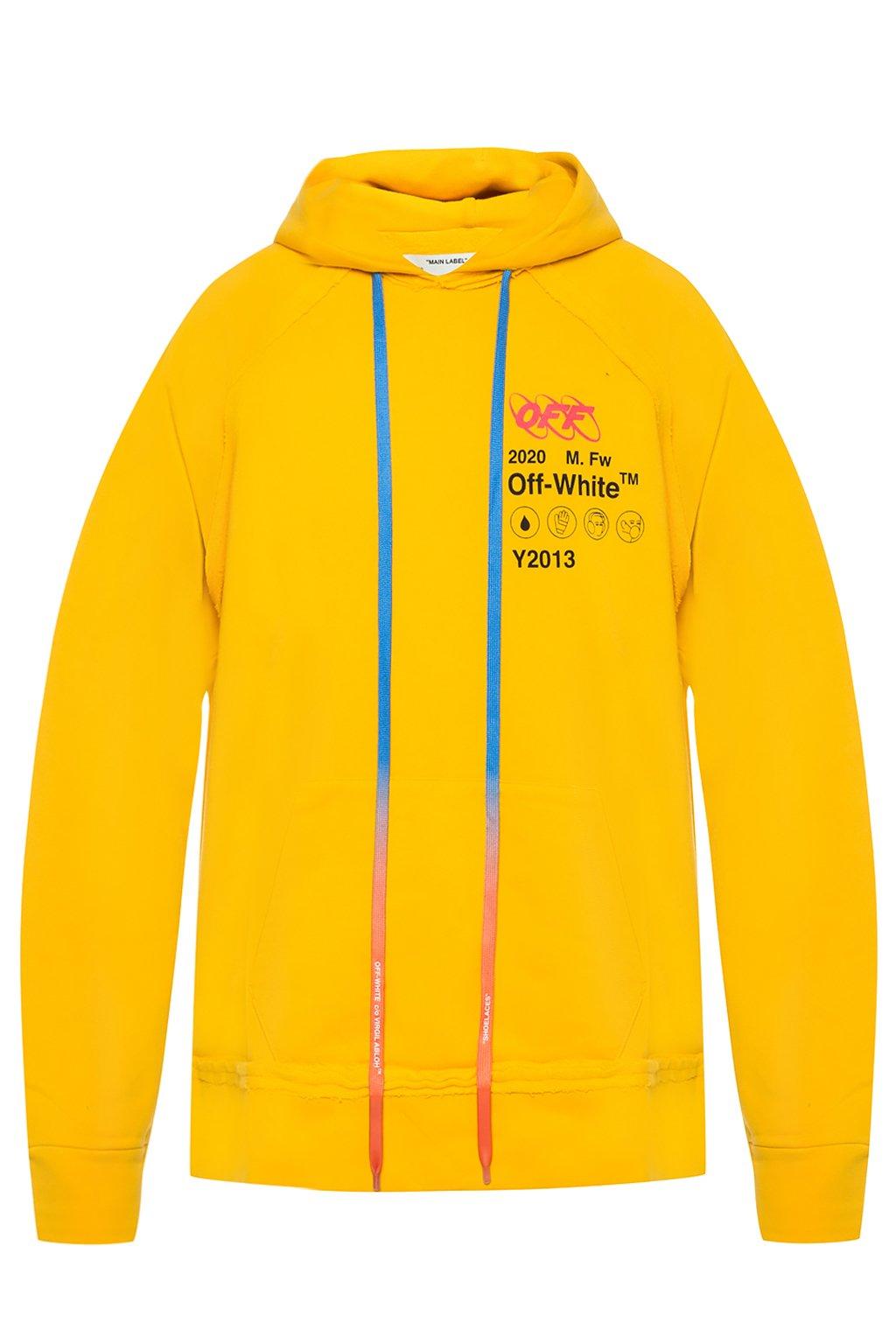 Off-White c/o Virgil Abloh Cotton Industrial Y013 Hoodie in Yellow ...