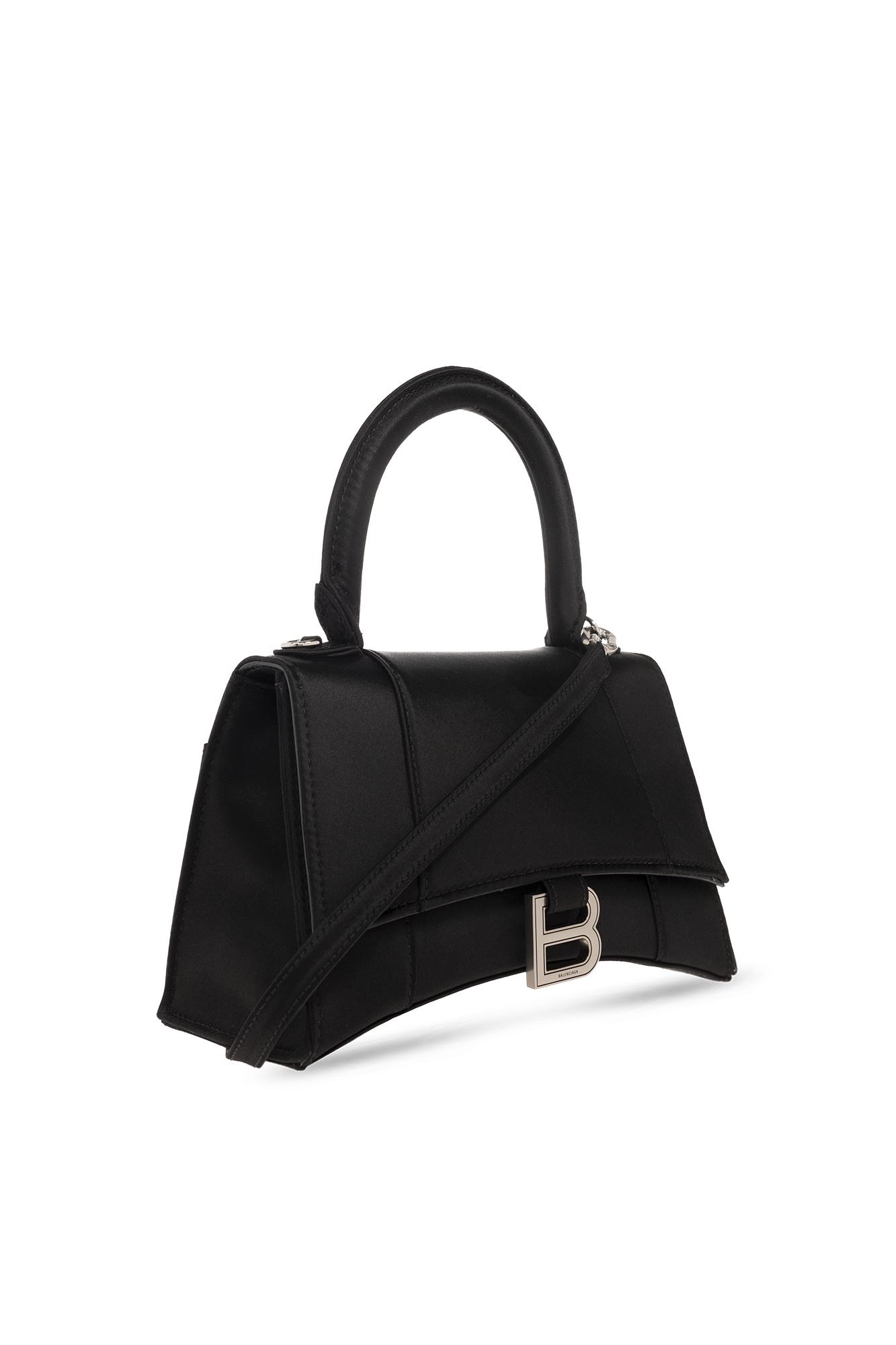 Balenciaga 'hourglass Small' Shoulder Bag, in Black | Lyst UK