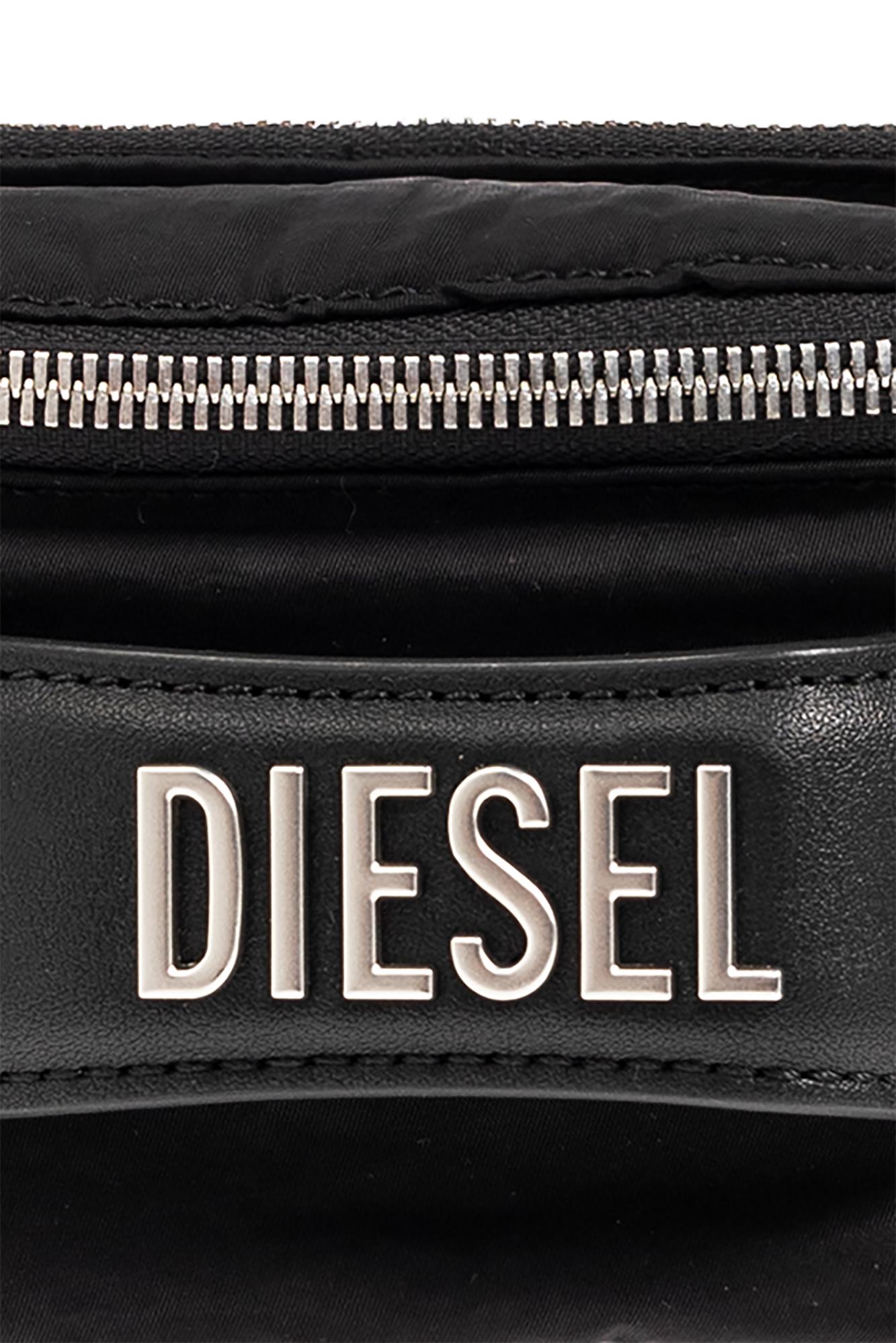diesel logo belt black