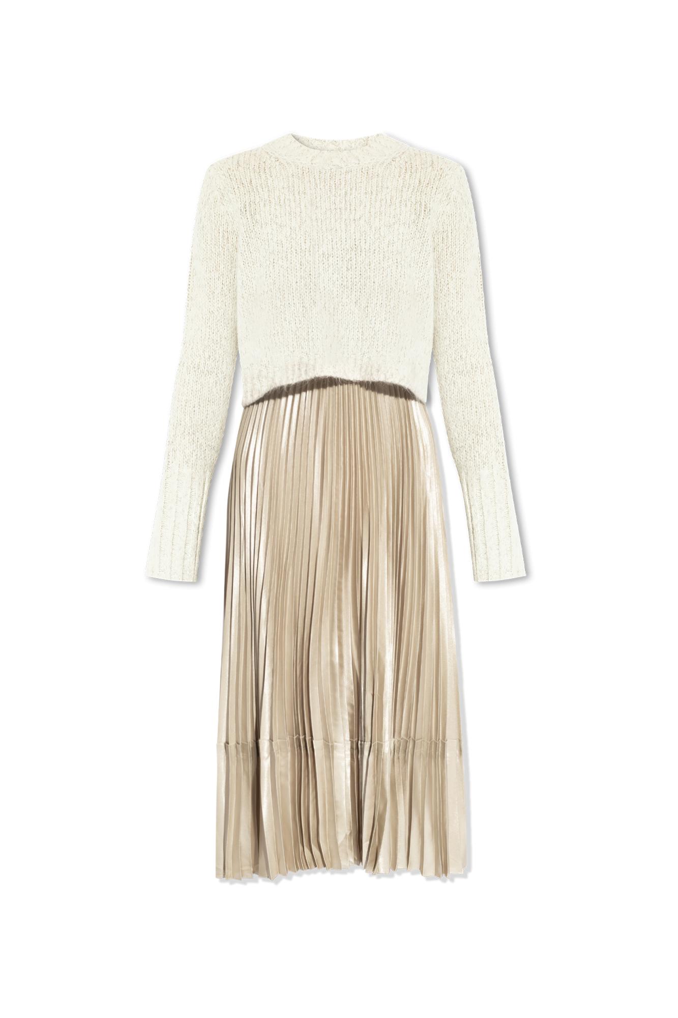 AllSaints 'Silvi' Dress Sweater Set in Natural Lyst UK