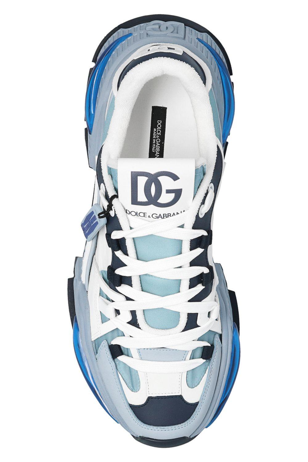 Blue and white dolce and gabbana sneakers cheap
