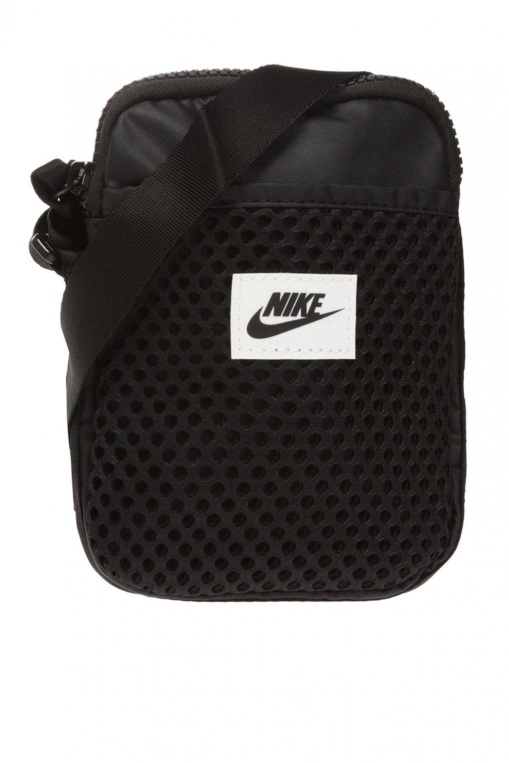 Nike Synthetic Patched Shoulder Bag Black for Men - Lyst