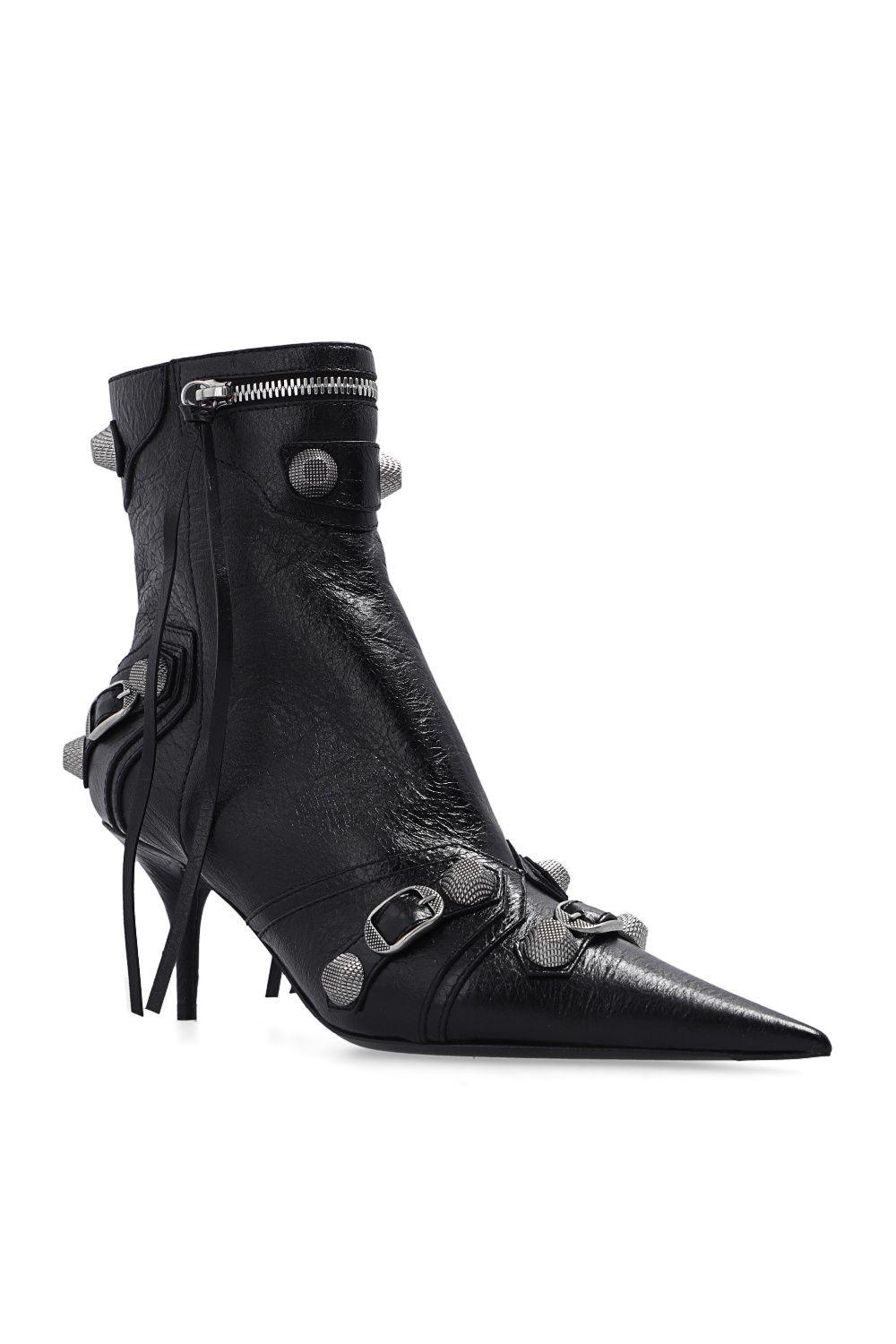 Cagole H90 Ankle Boots - Balenciaga - Leather - Black
