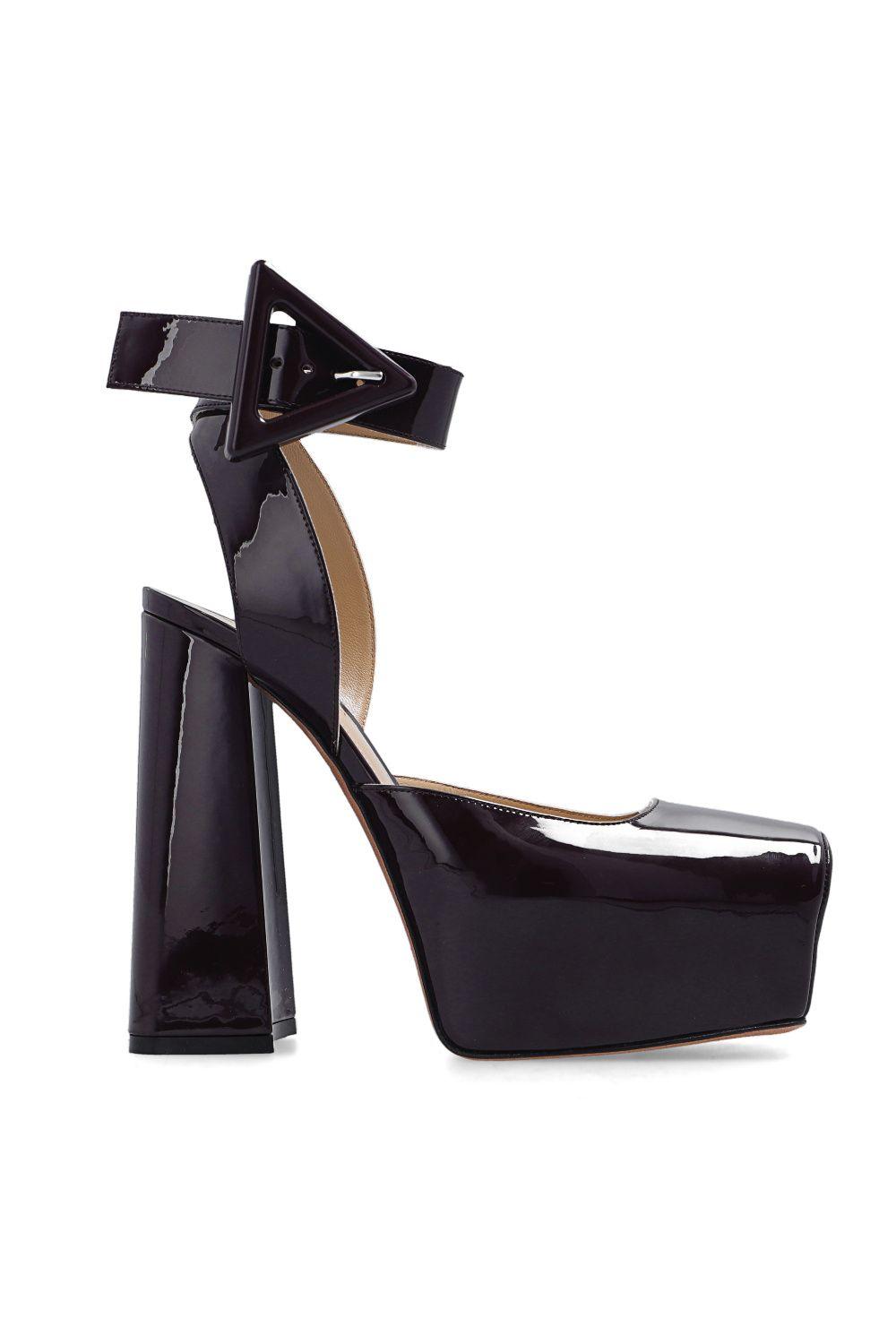 Bottega Veneta 'tower' Platform Shoes in Brown | Lyst