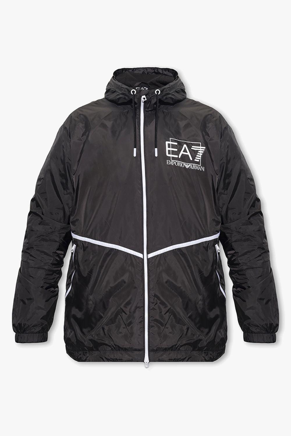 EA7 'sustainable' Collection Jacket in Black for Men | Lyst