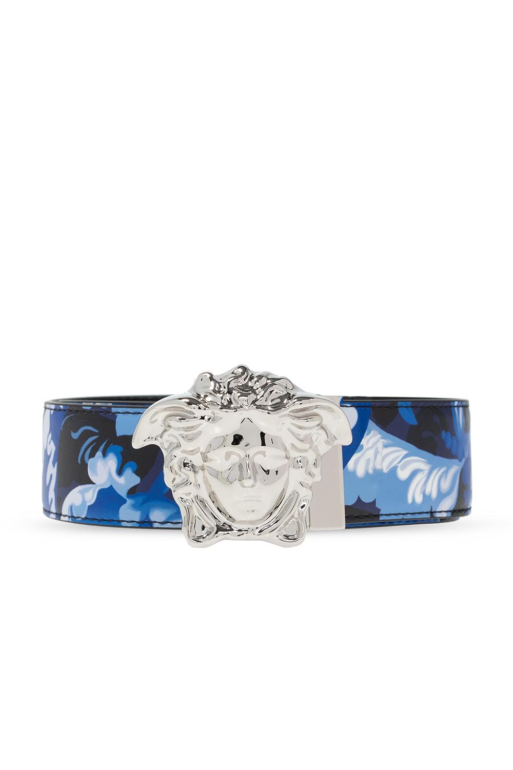versace belt blue