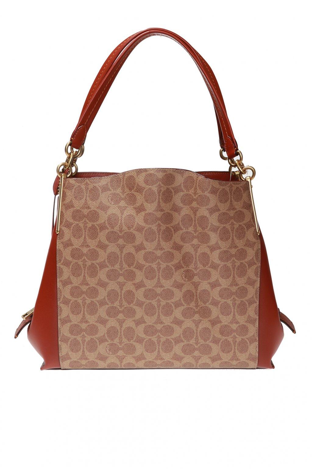 COACH Leather 'dalton' Shoulder Bag Brown Lyst