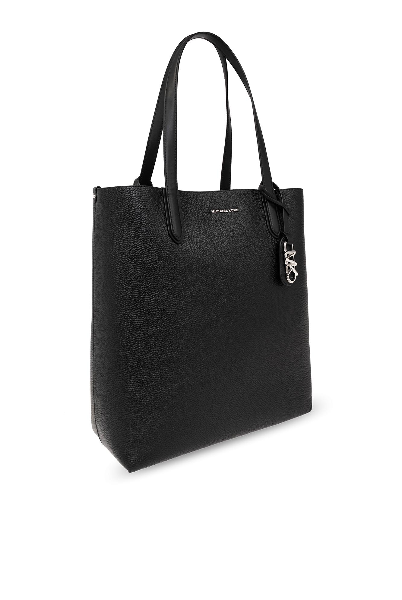 MICHAEL Michael Kors 'eliza Xl' Reversible Shopper Bag in Black | Lyst