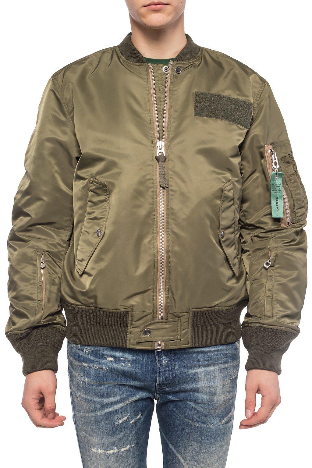 DIESEL Synthetic Bomber Jacket for Men Lyst