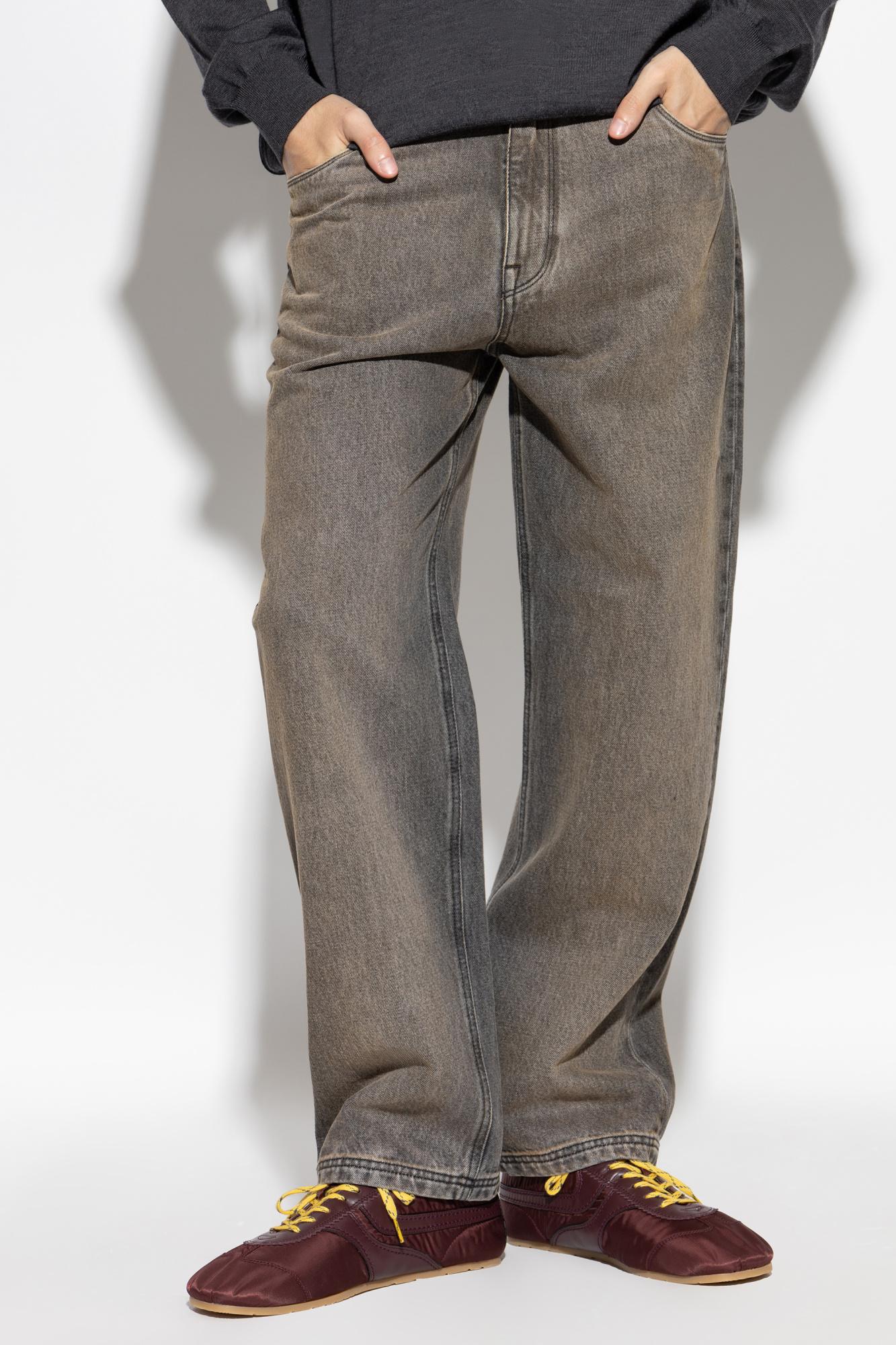 Fendi Jeans With 'Vintage' Effect in Grey for Men Lyst UK