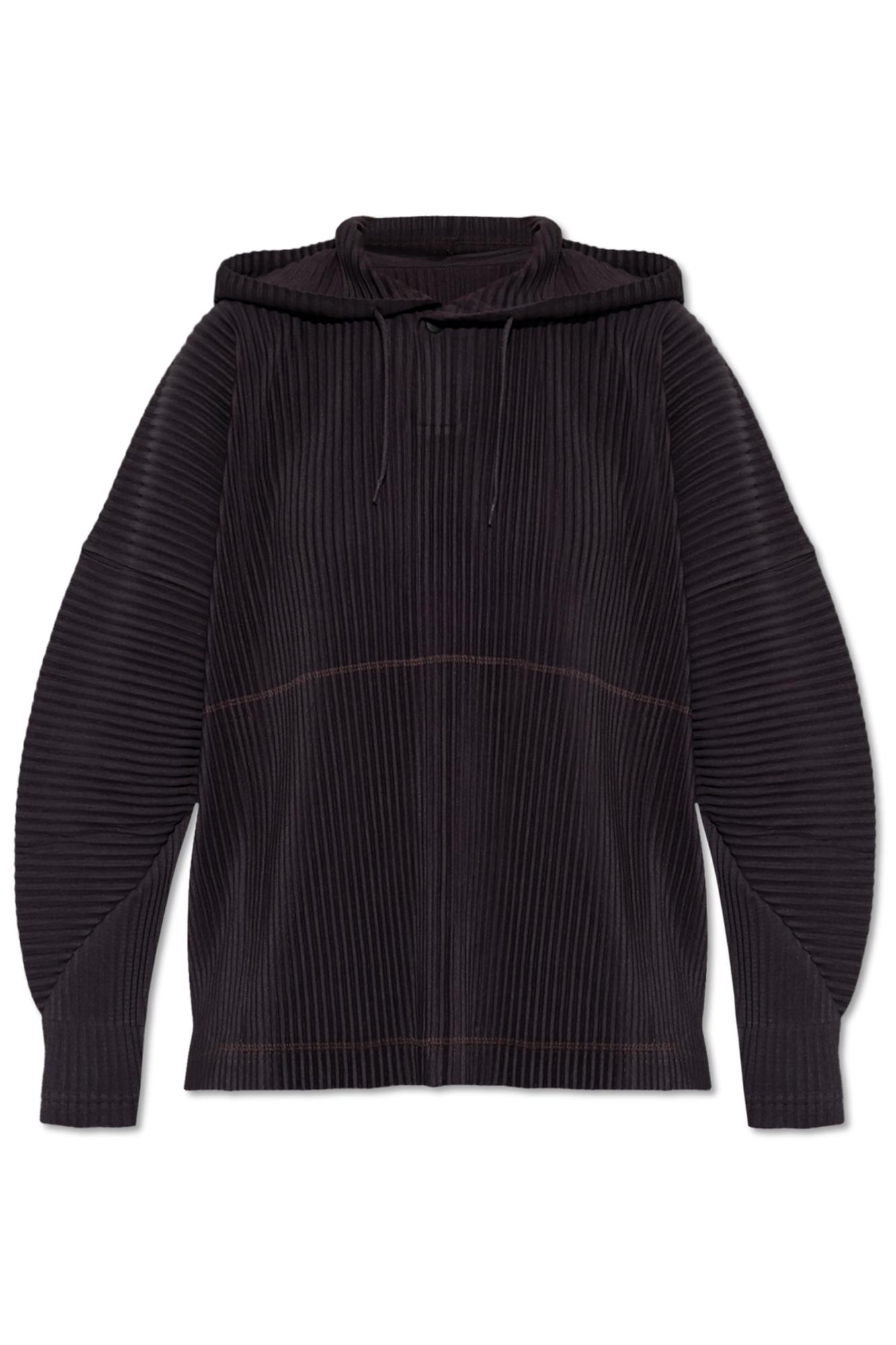 Homme Plisse Issey Miyake Pleated Sweatshirt in Blue for Men Lyst UK