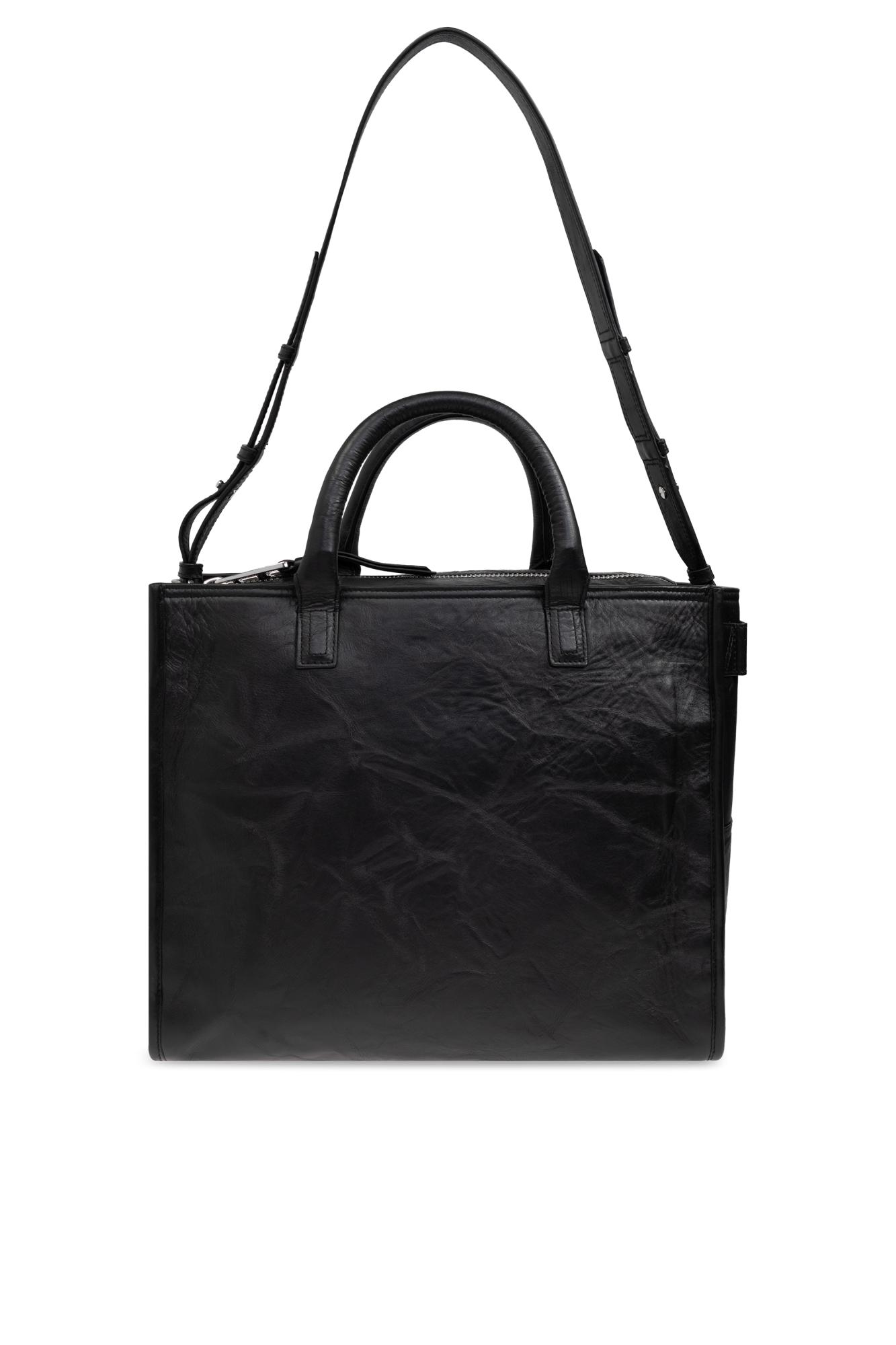 【関税込み】Angel Monogram Bag - Zadig & Voltaire - Syntheti Rock Pouch Black Leather Graffiti | Zadig&Voltaire