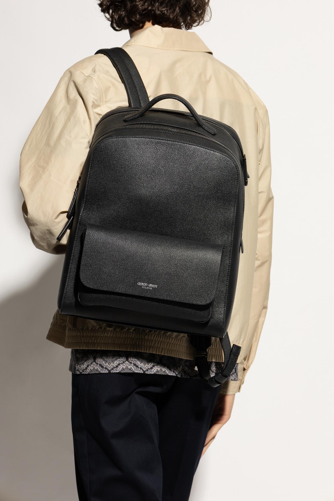 お値下げGiorgio Armani アイボリー バックパック Giorgio Armani Backpacks for Men | Online Sale up to 44% off | Lyst