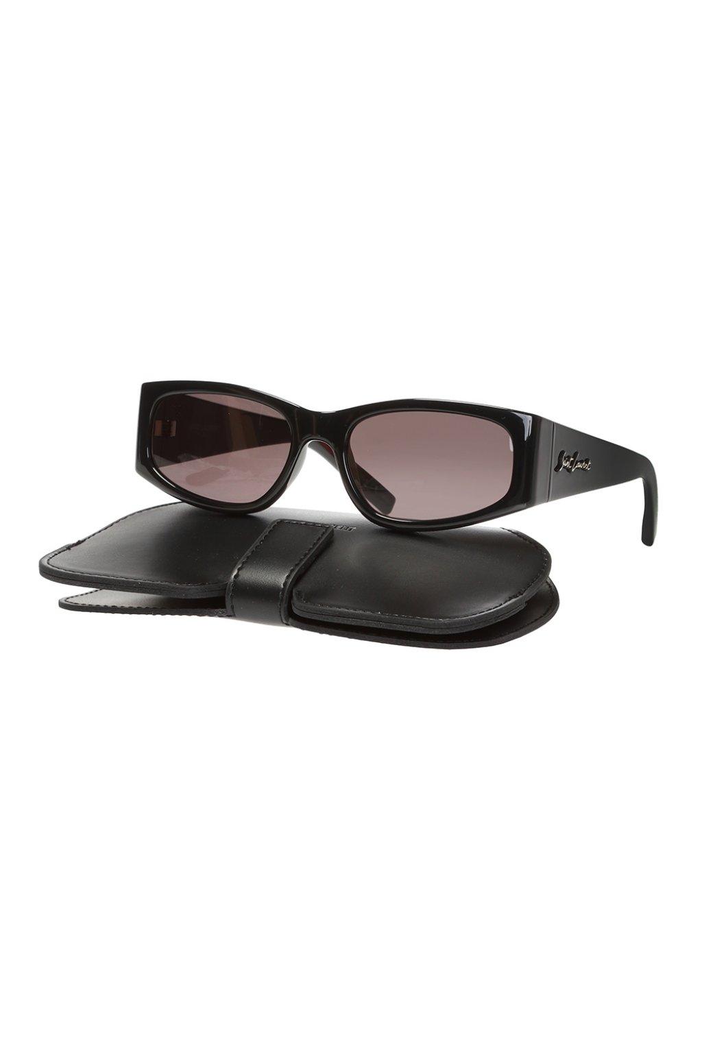 イヴサンローラン　サングラス　T.329 Saint Laurent SL 329 Wraparound Sunglasses | Fashion Eyewear US