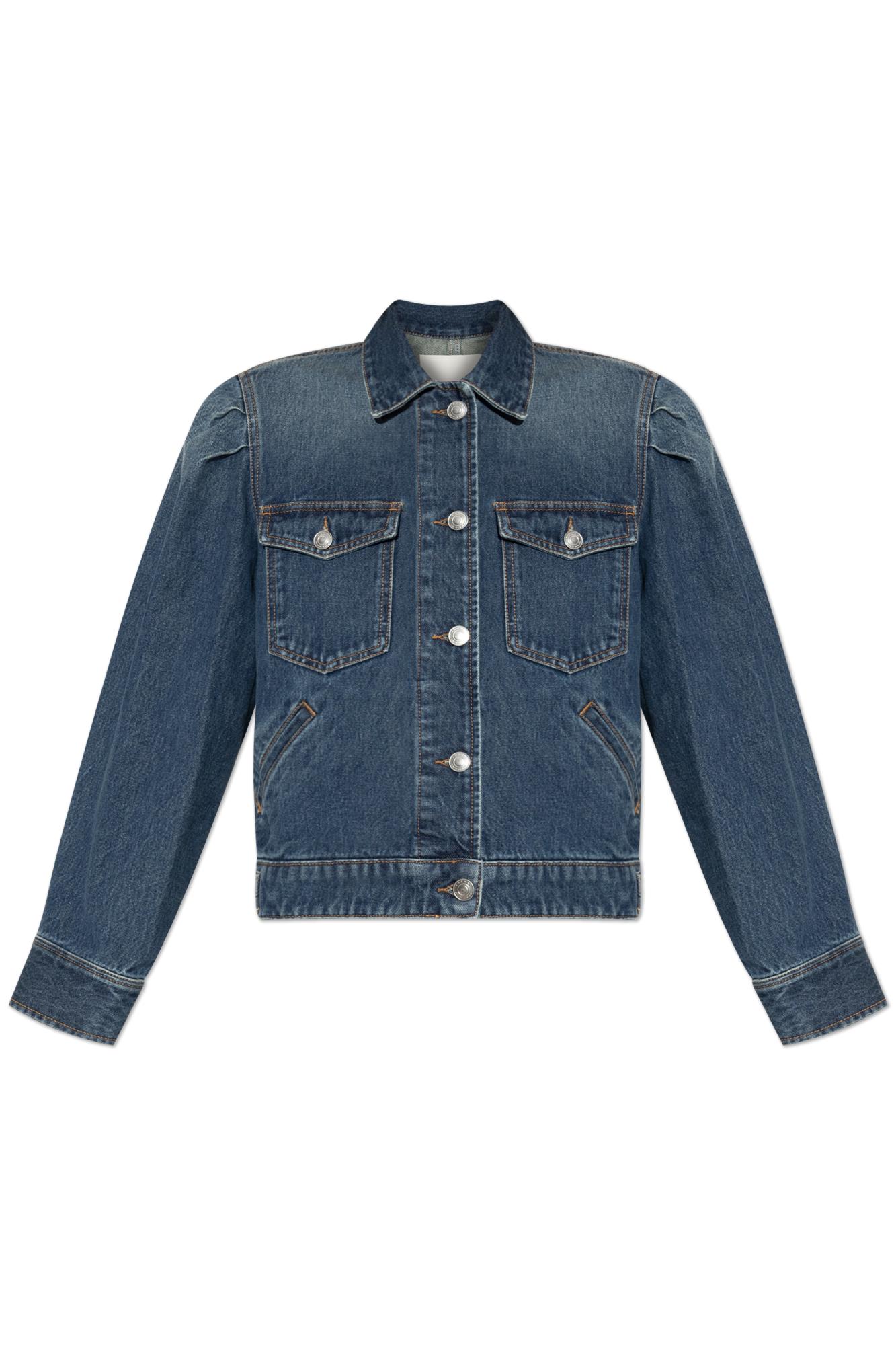ISABEL MARANT｜DENIM JACKETS (VALETTE (VE0185FA B1H06I 0 ISABEL MARANT Valette Denim Jacket in Blue | endource