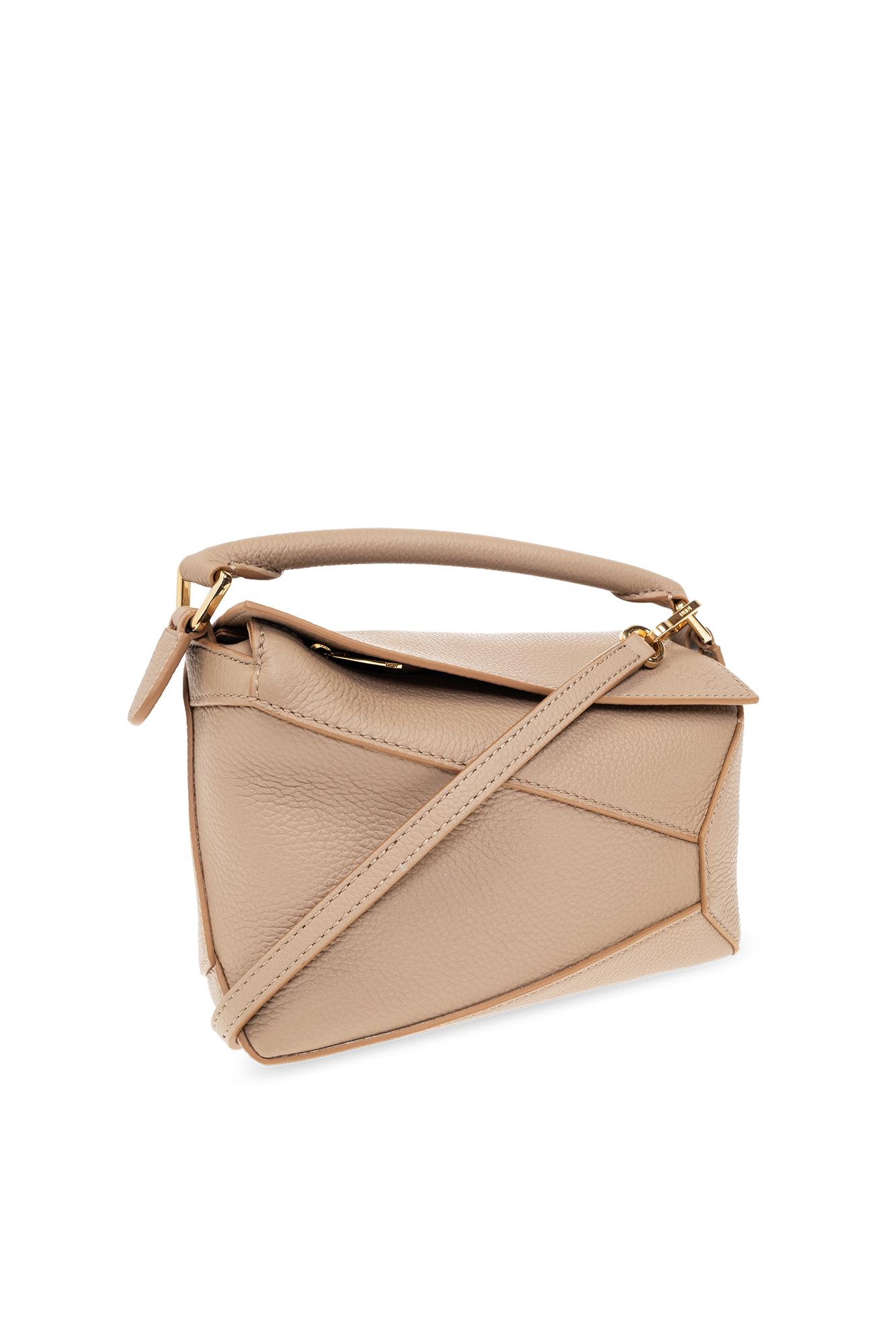 Loewe 'puzzle Mini' Shoulder Bag in Natural | Lyst