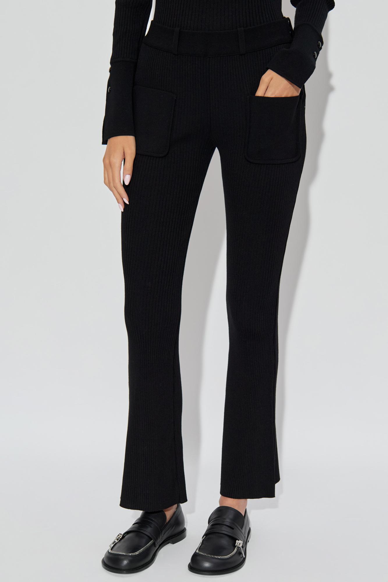 パンツ COURREGES Women Straight Pants 424CPA272WO0113 Brown Courreges Straight-leg pants for Women | Online Sale up to