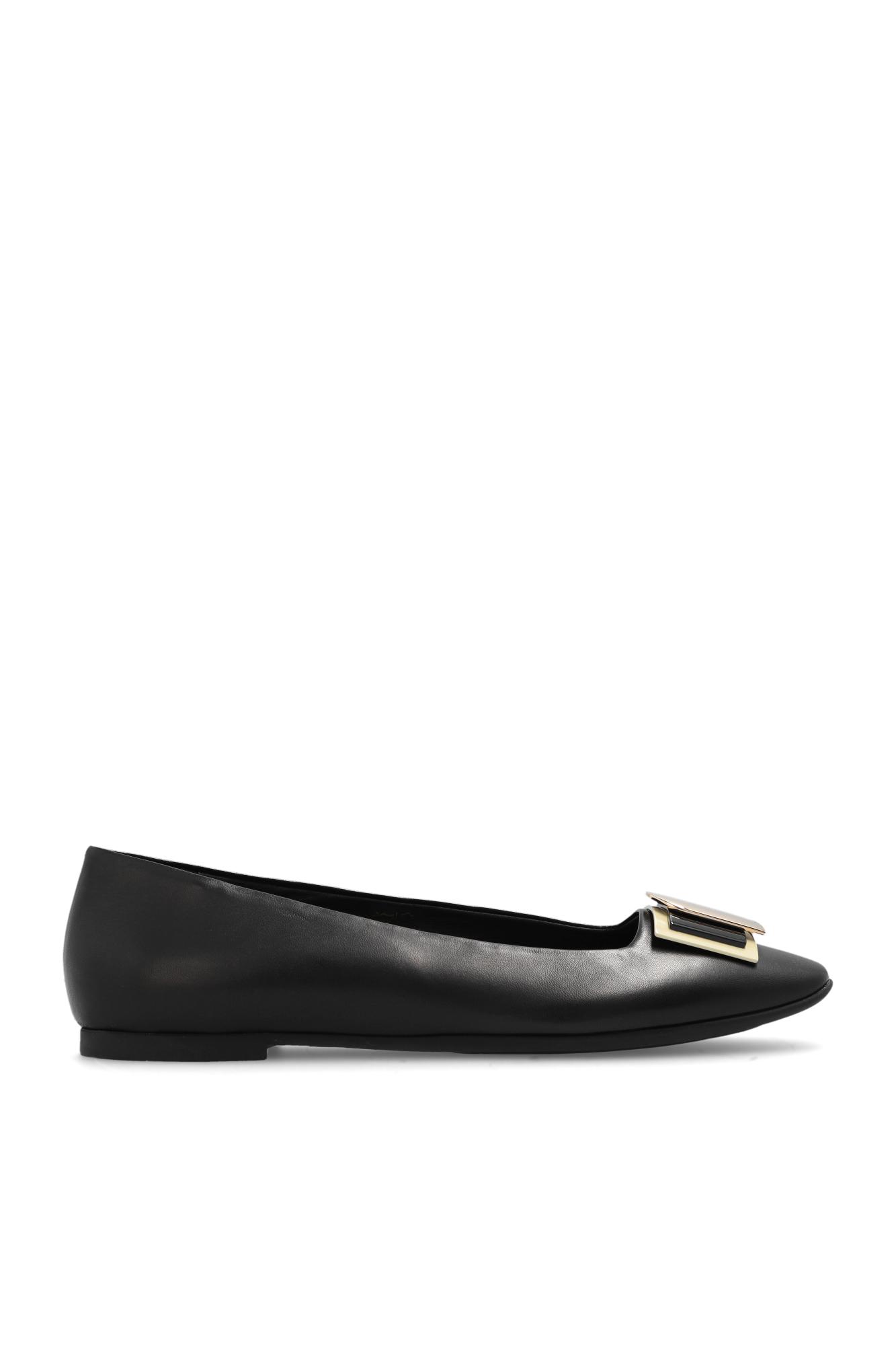 Furla 'emma' Ballet Flats in Black | Lyst