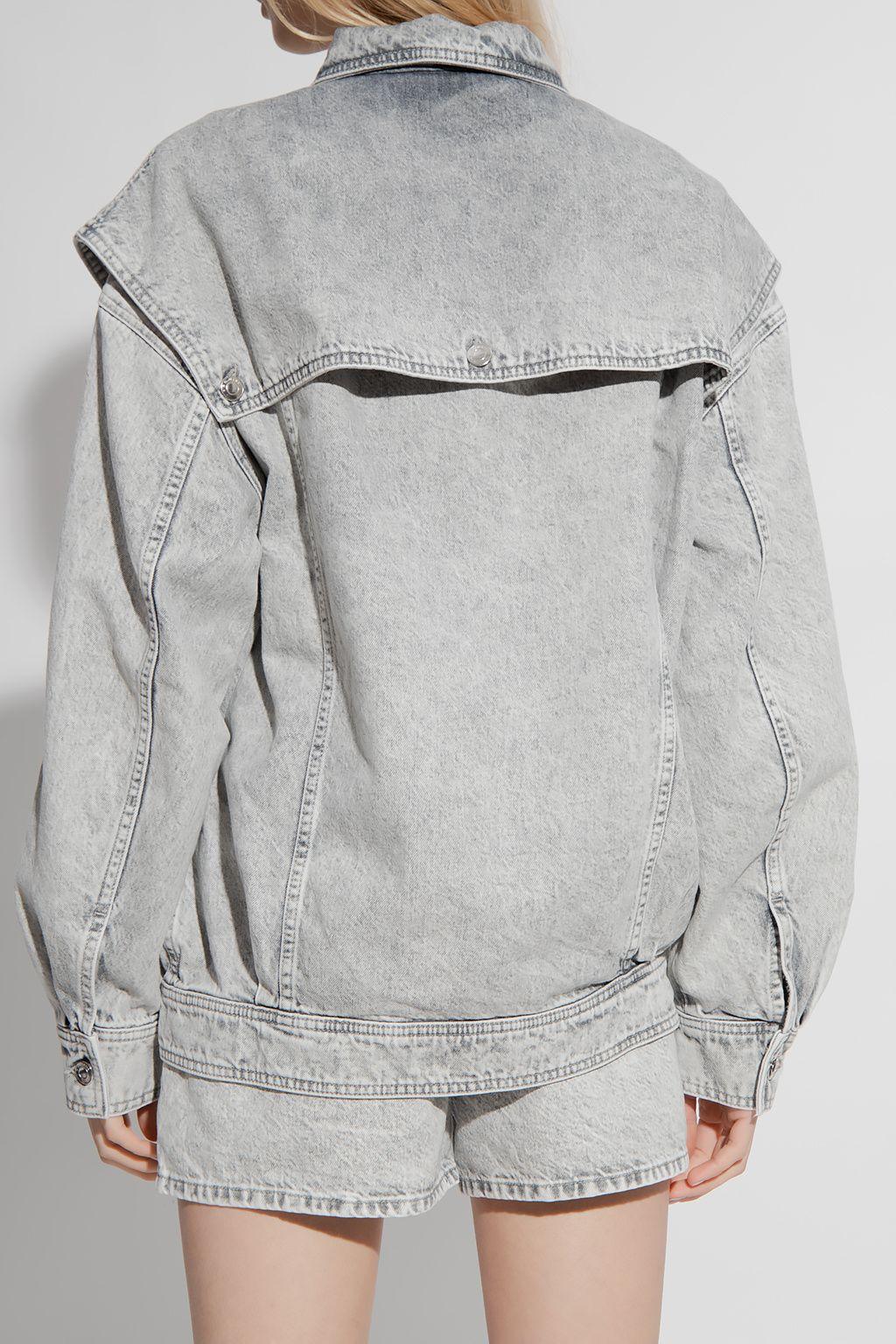 IRO Denim Jacket in White Lyst
