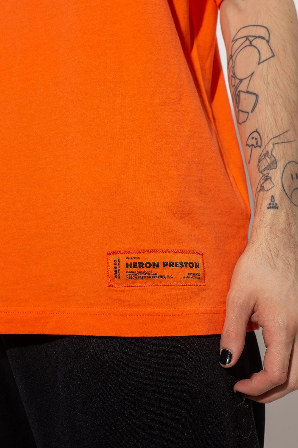 Heron preston best sale orange t shirt