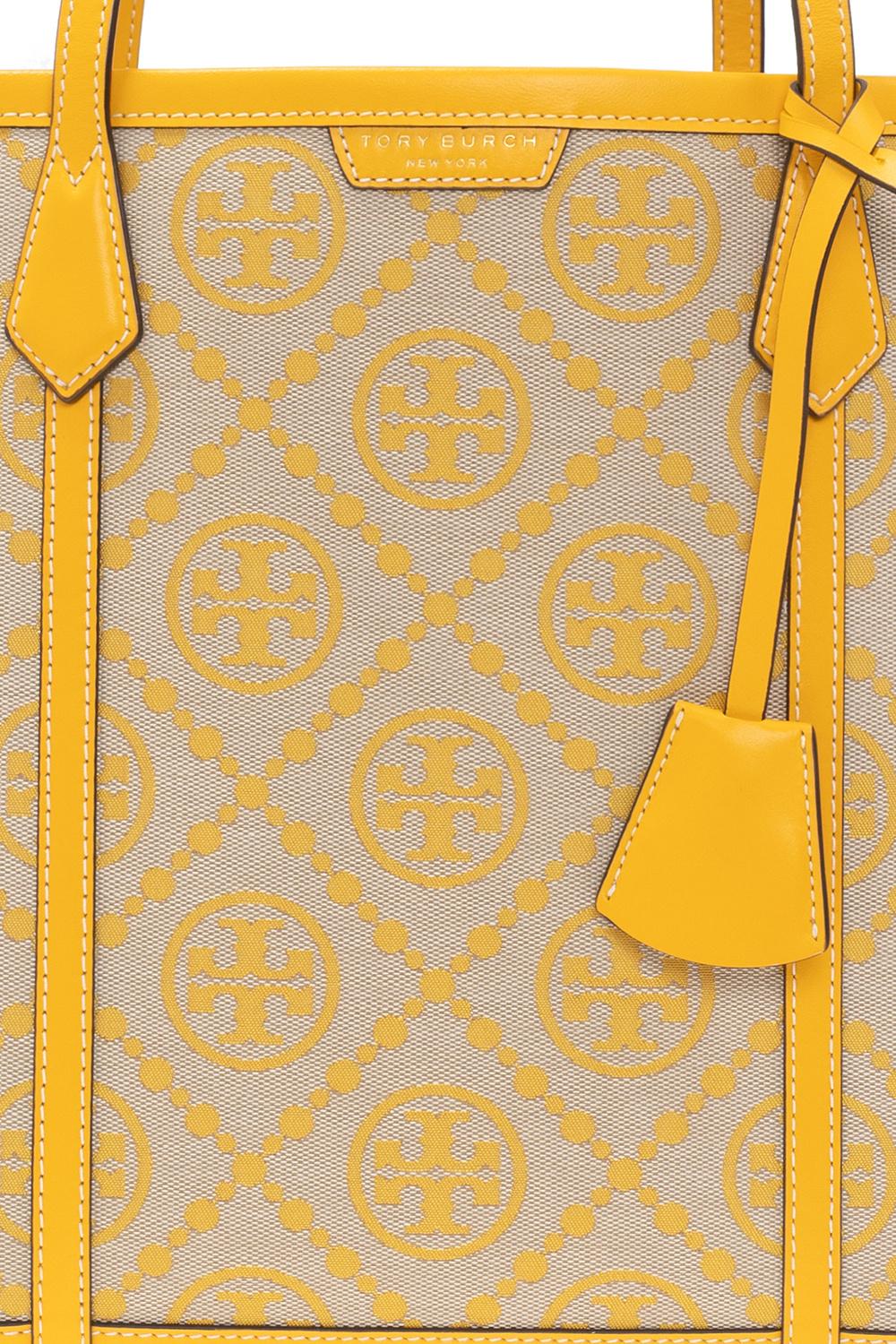 Tory Burch Perry T Monogram Triple-compartment Tote - Save 18% | Lyst