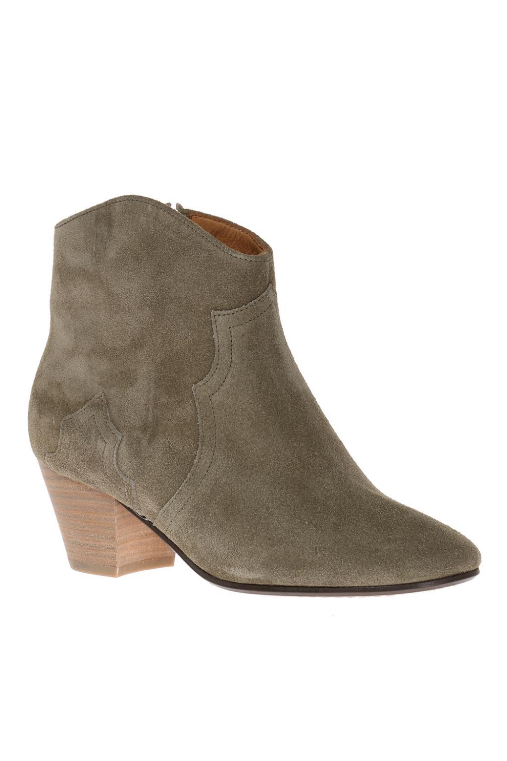 isabel marant dacken suede ankle boots