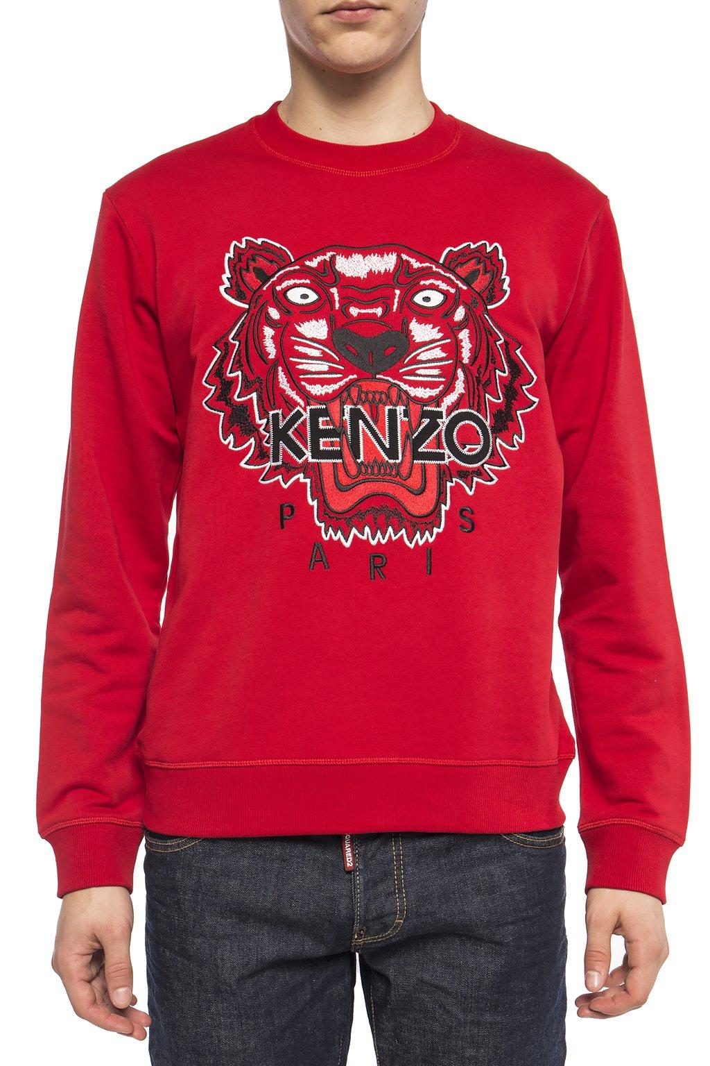 kenzo red tiger sweatshirt