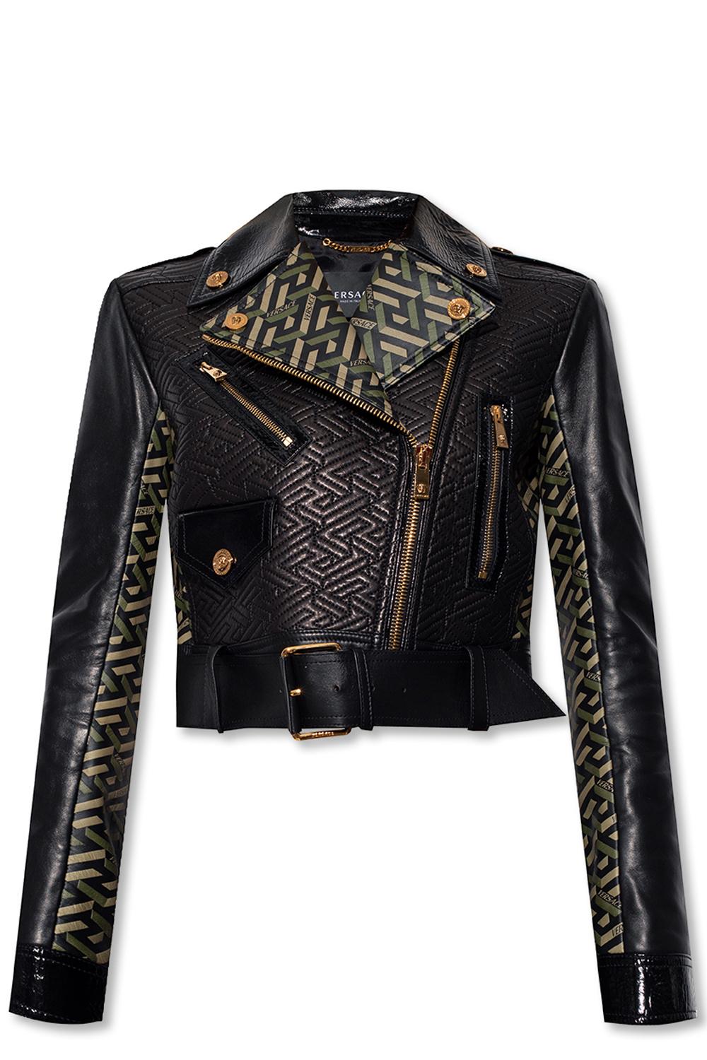 versace biker jacket