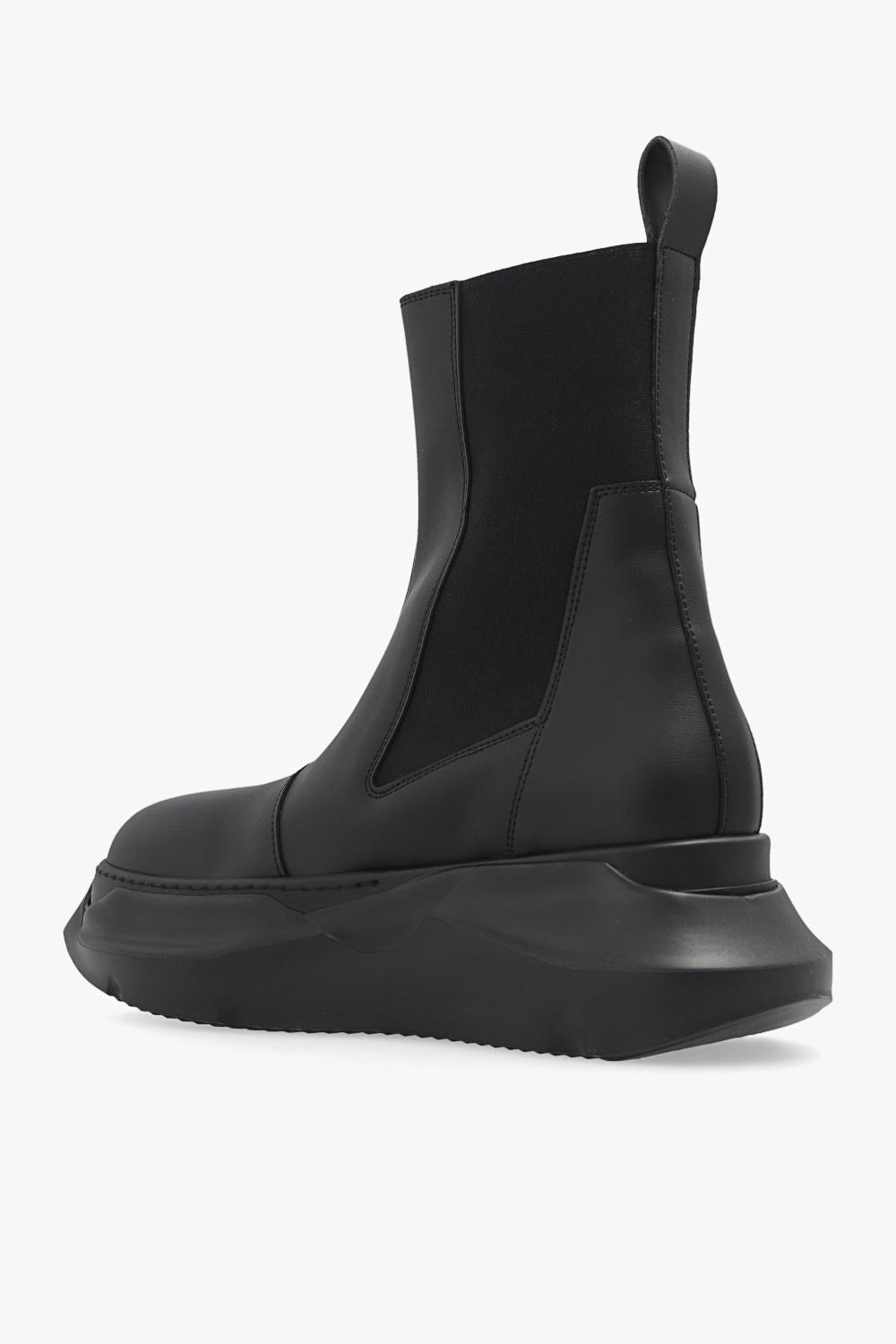 Rick Owens DRKSHDW Abstract Beatle chelsea boots ブラック Rick Owens 'beatle Abstract' Chelsea Boots in Black | Lyst