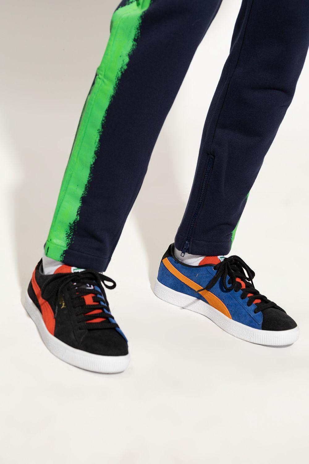PUMA 'suede Vtg Teams' Sneakers in White | Lyst