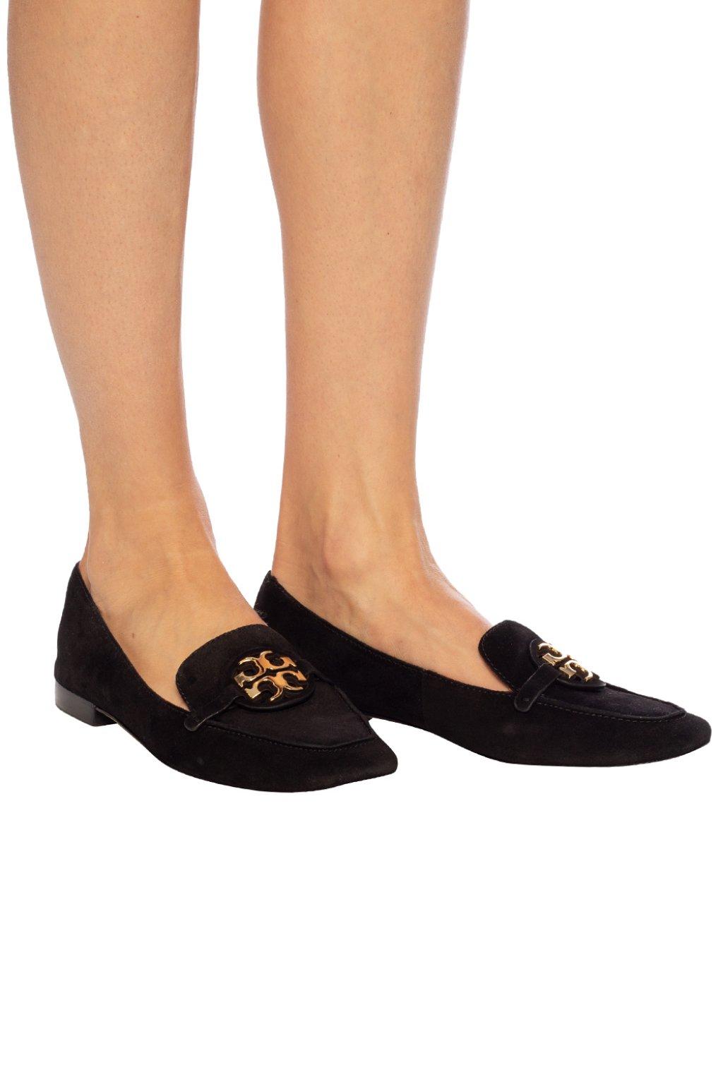 tory burch logo hoop earrings