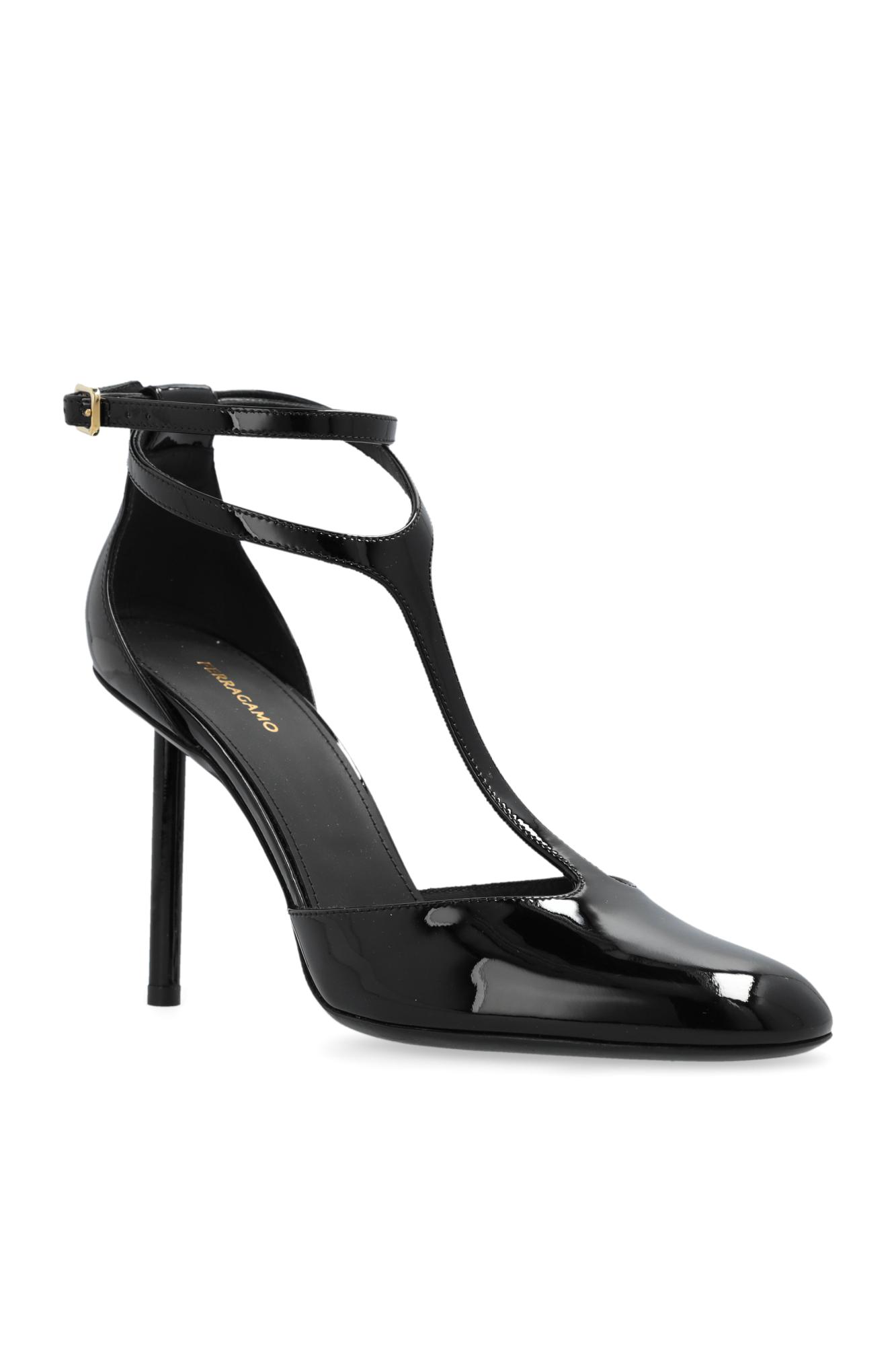 バレエシューズ Ferragamo Black Patent T-Strap Decollete 楽天市場】フェラガモ（生産国イタリア）（バレエシューズ