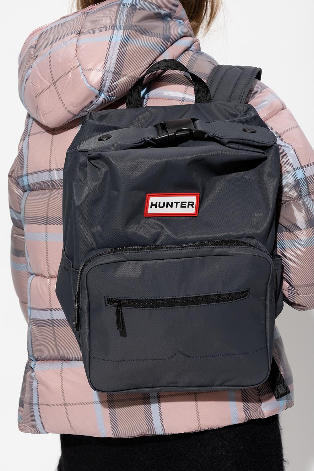HUNTER Backpack With Logo in Gray Lyst