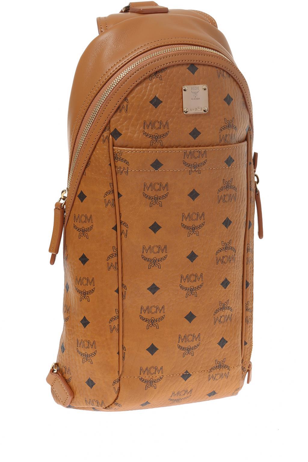 MCM One-shoulder Backpack in Brown for Men