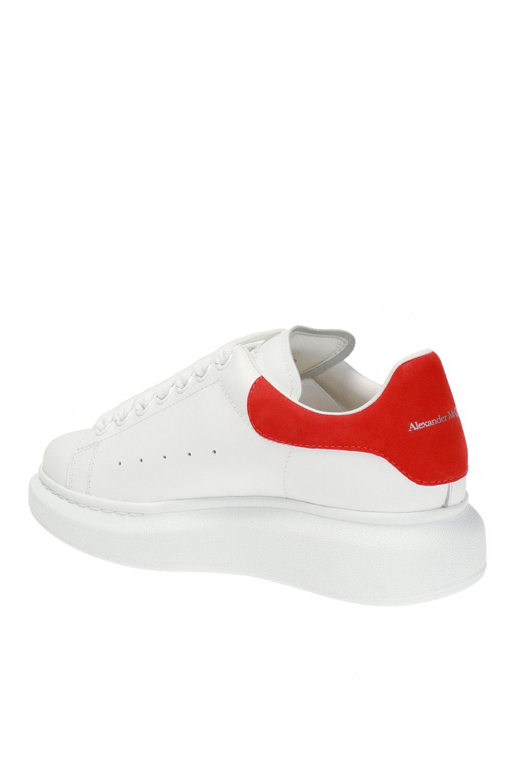 red alexander mcqueen sneakers