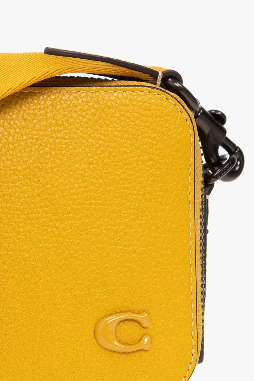 COACH 'charter Small' Shoulder Bag in Yellow for Men | Lyst