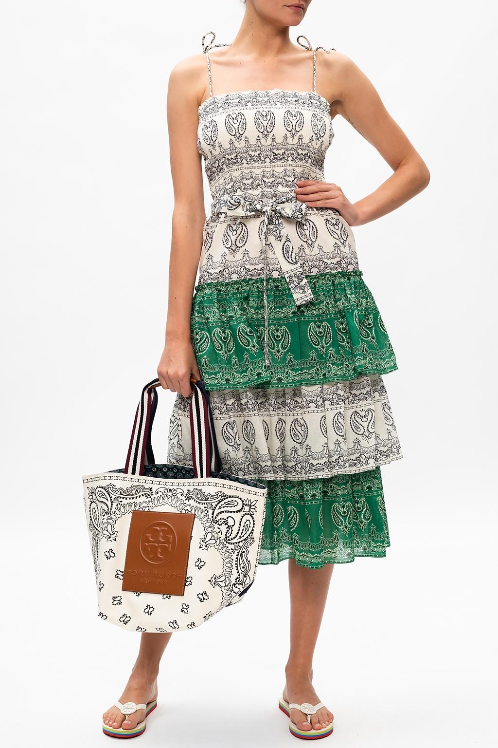 tory burch tiered dress