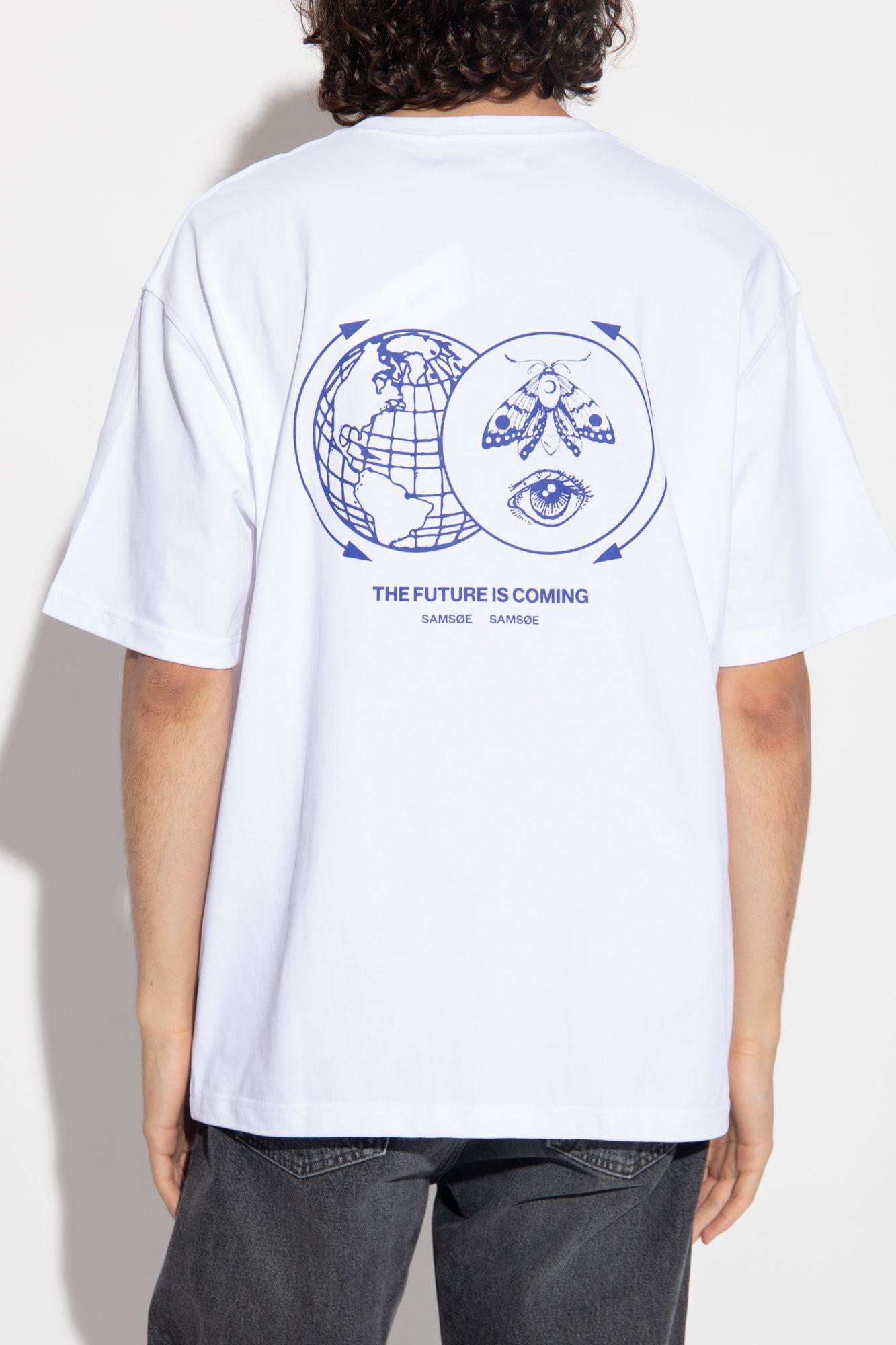 & Samsøe 'future' T-shirt in White | Lyst