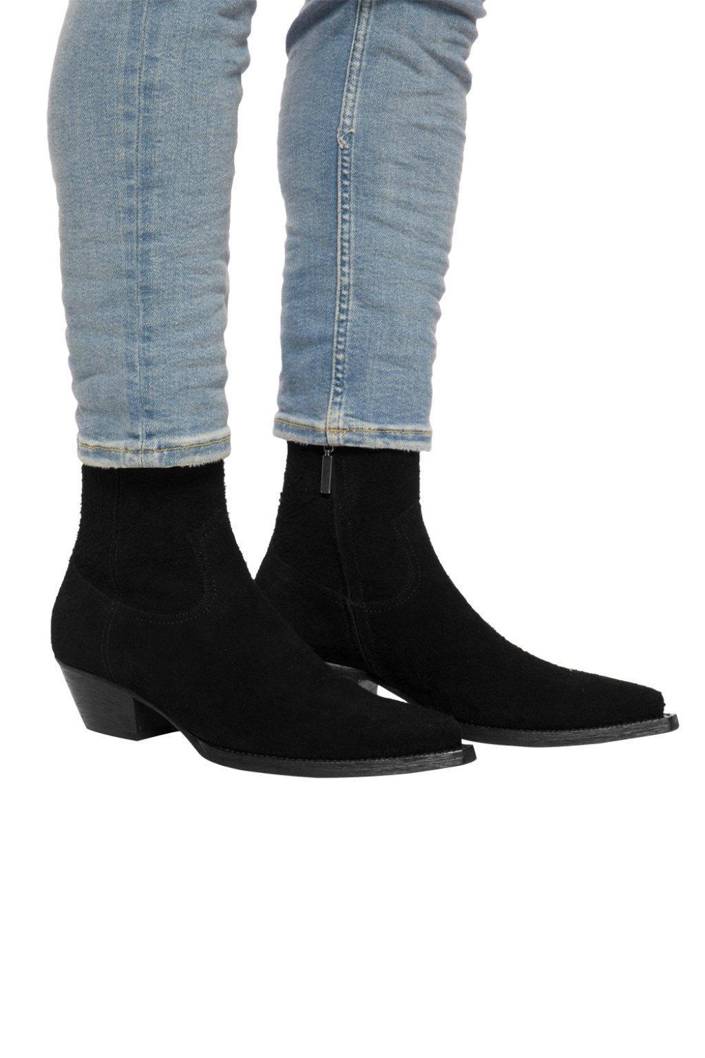 Saint Laurent Lukas 40 Ankle Boots in Black for Men | Lyst Saint Laurent Lukas 40 Ankle Boots in Black for Men | Lyst