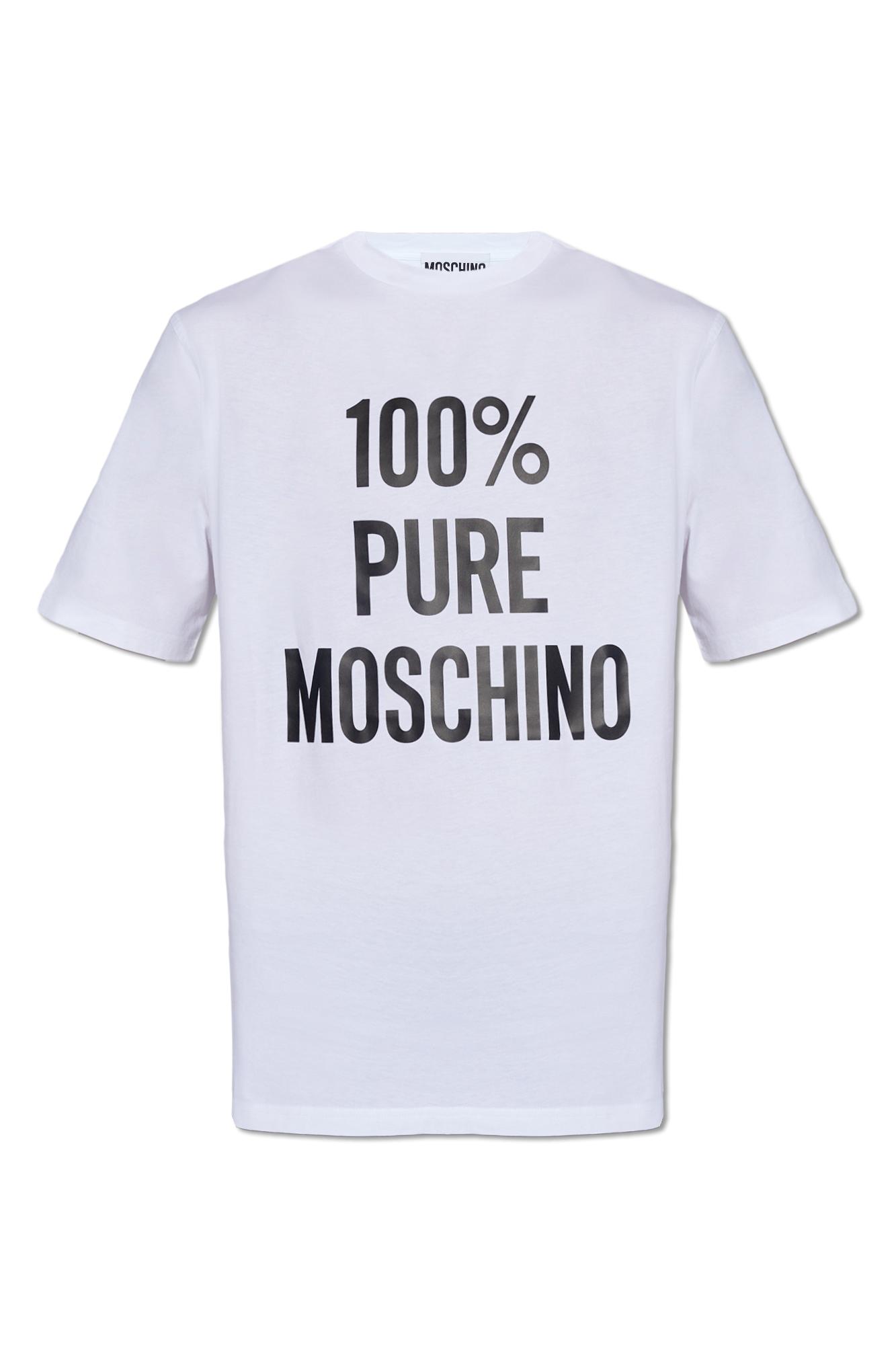 Moschino T-shirt With Logo, in White for Men | Lyst UK