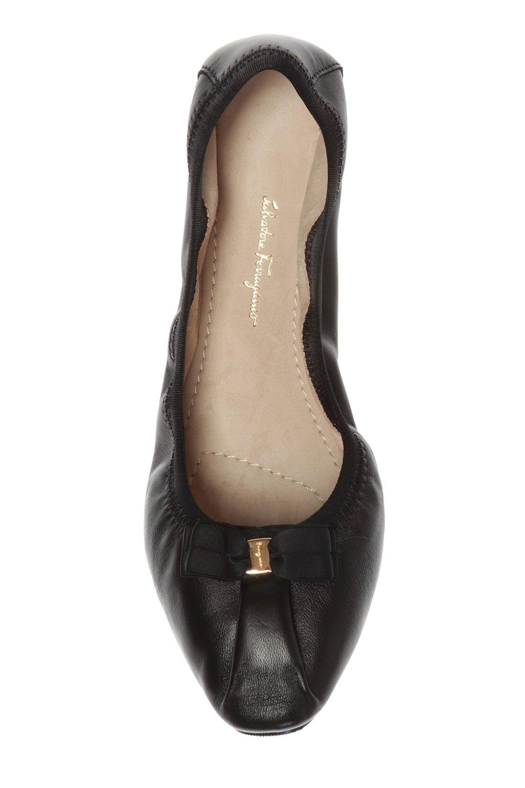 Ferragamo 'my Joy' Ballet Flats in Black | Lyst