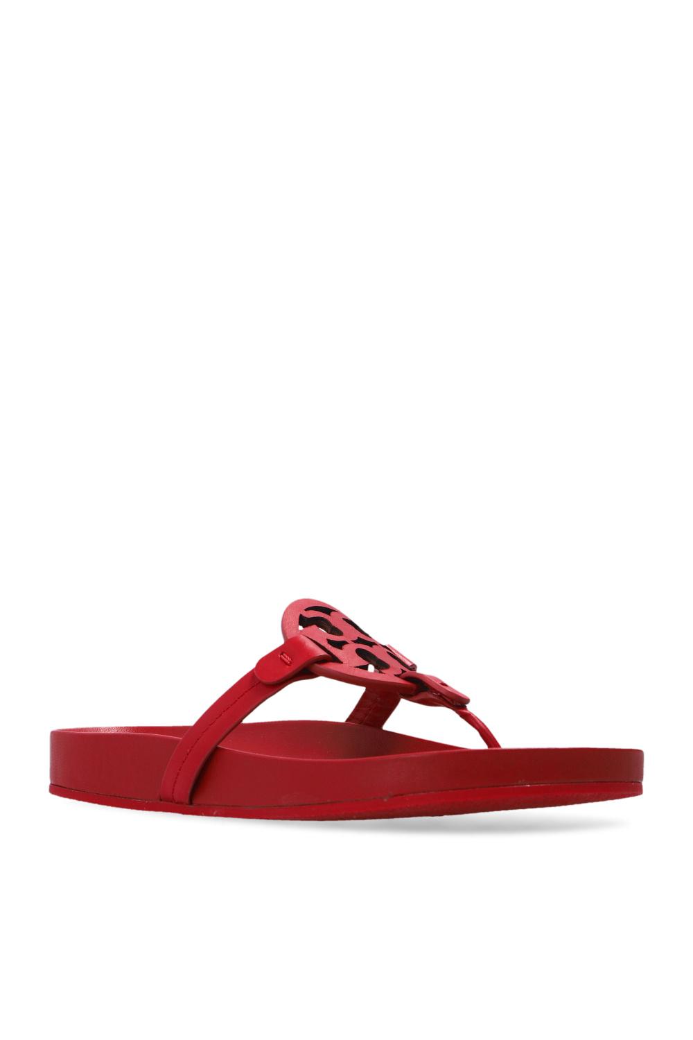 tory burch red flip flops