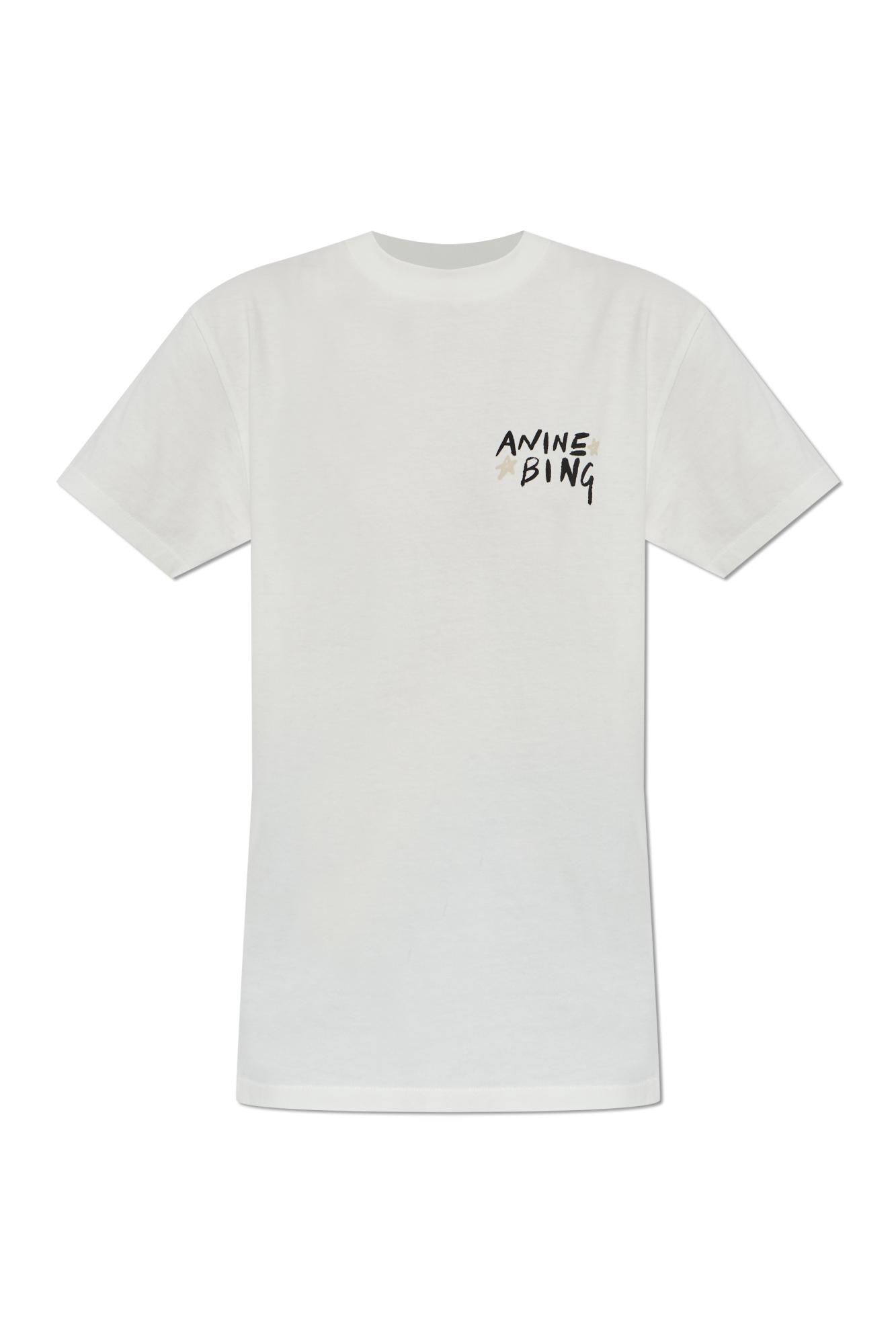 ★期間限定セール★【新品】ANINE BING　ハートプリント　ロゴ Tシャツ ☆期間限定セール☆【新品】ANINE BING ハートプリント ロゴ Tシャツ