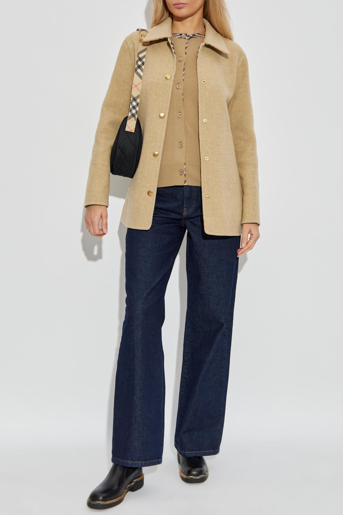 ジャケット BURBERRY PINK WOOL BLAZER Pink wool blazer | Le Noir - Unconventional Luxury