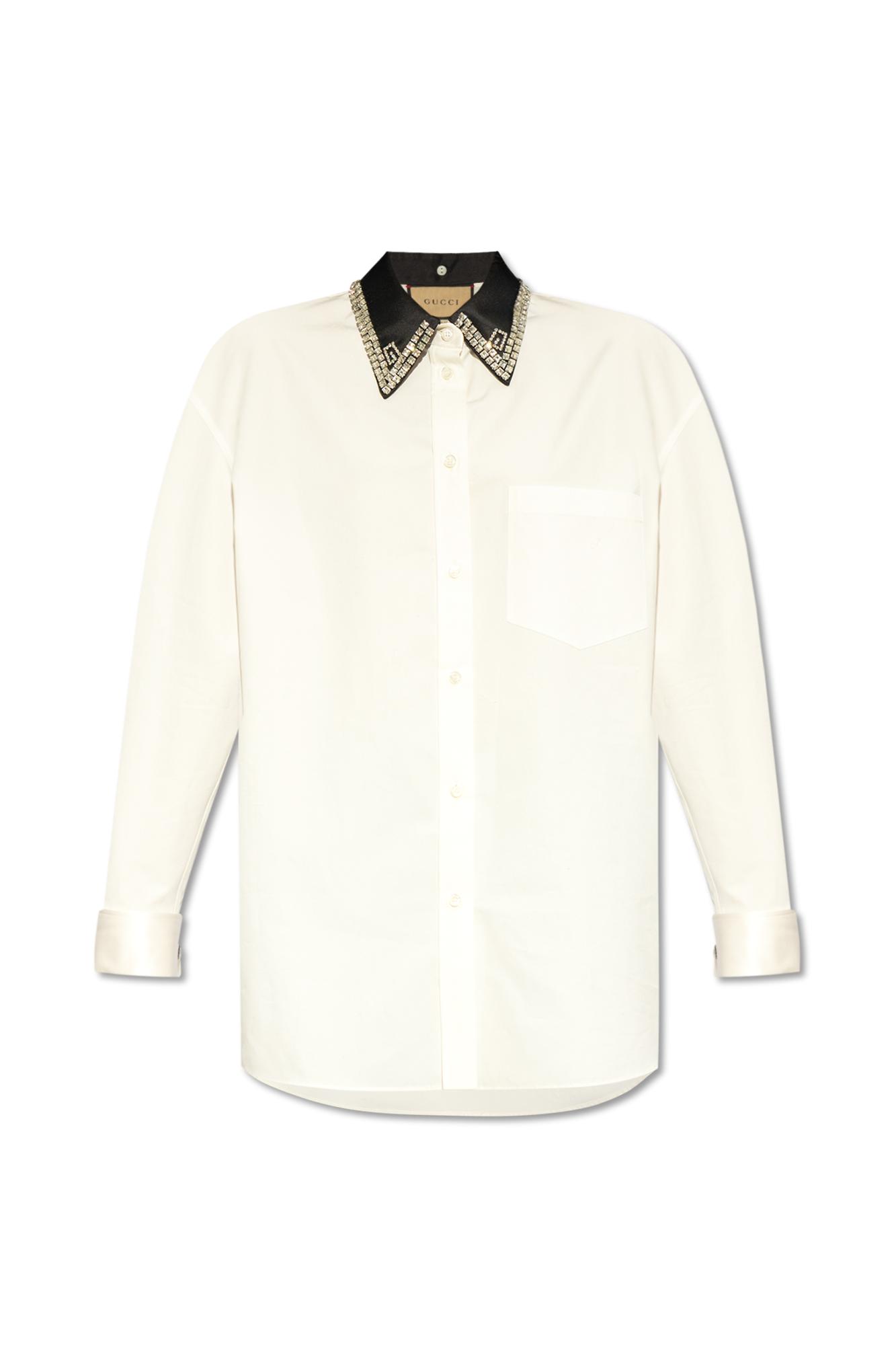 Gucci collar shirt cheap shop